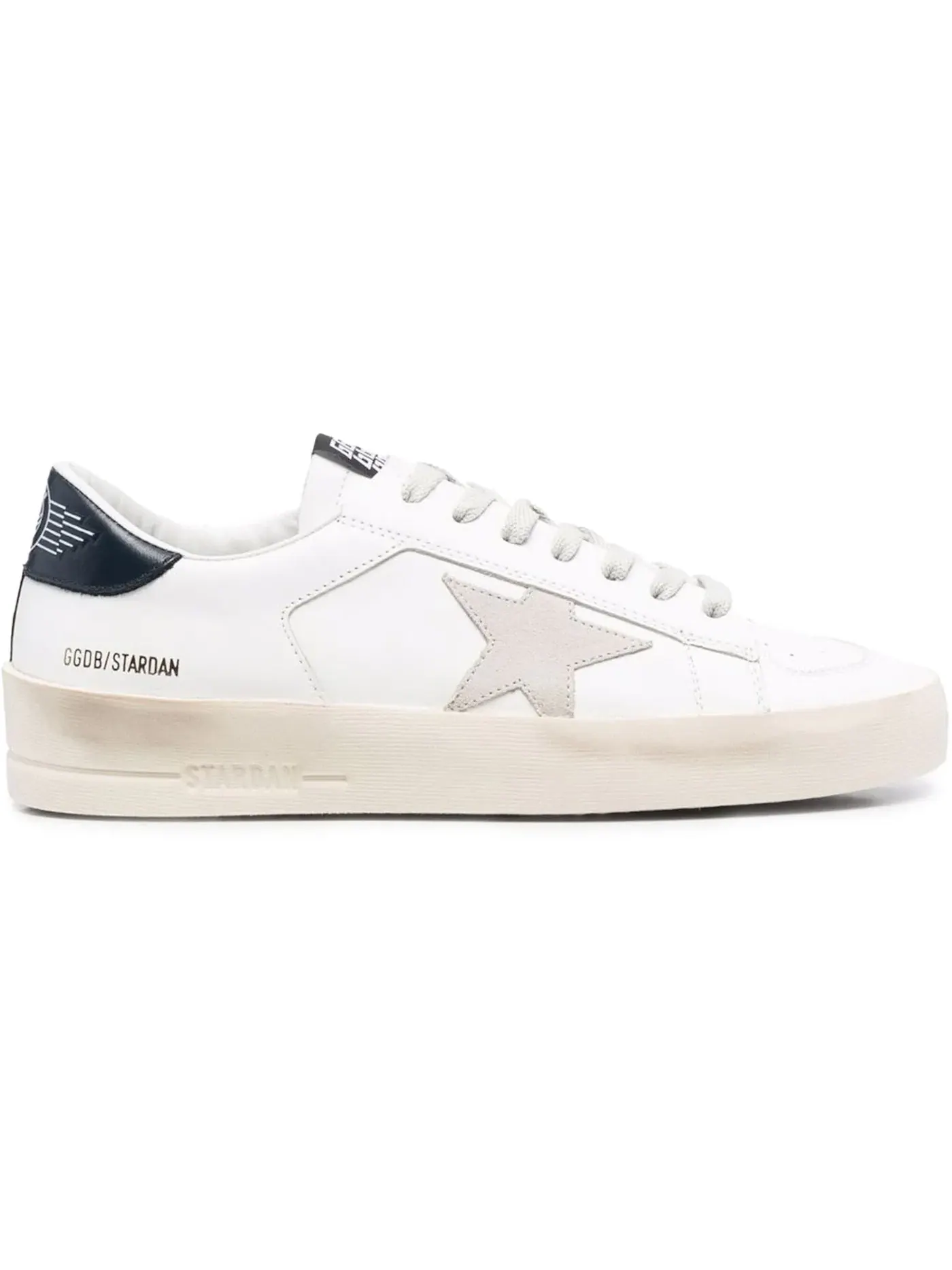 Женские кроссовки с принтом Golden Goose Stardan — изображение 1 из 1, белый/черный