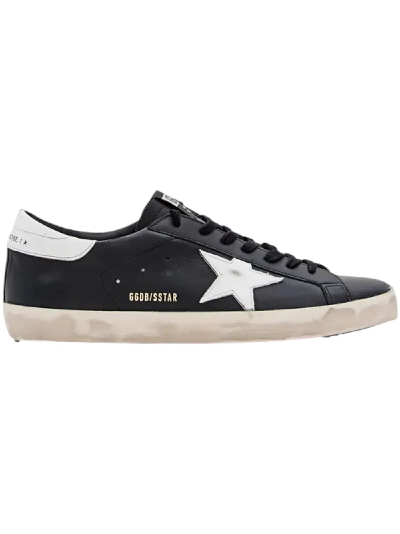 Мужские кроссовки Golden Goose Super-Star — изображение 1 из 1, черный/белый