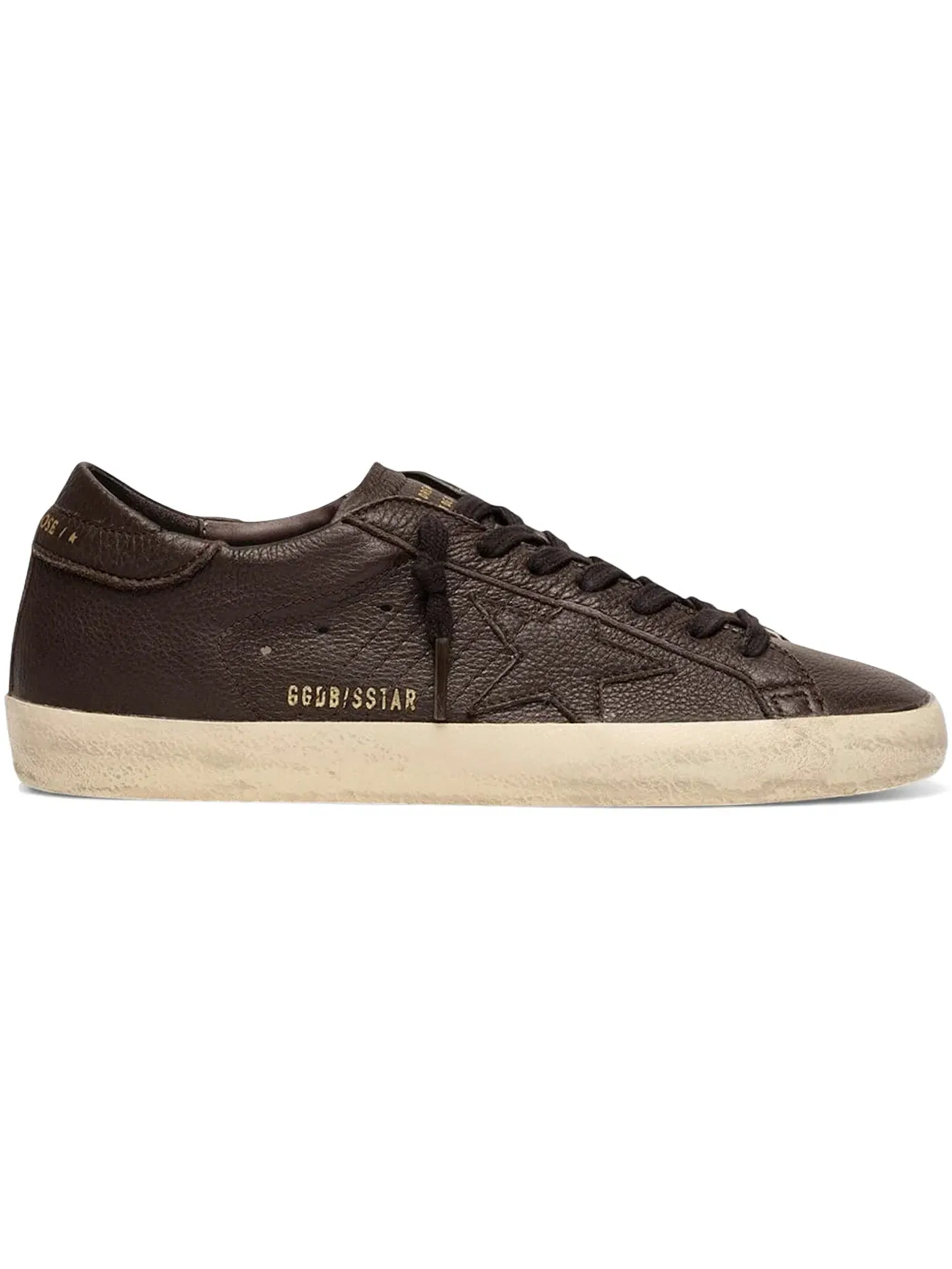 Мужские кроссовки с отделкой Golden Goose Super-Star — изображение 1 из 1, коричневый