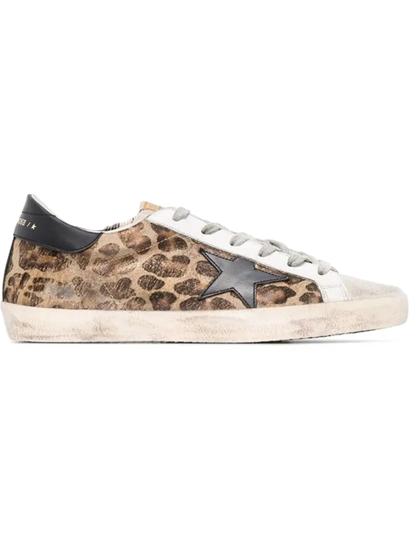 Женские кроссовки с принтом Golden Goose Super-Star
