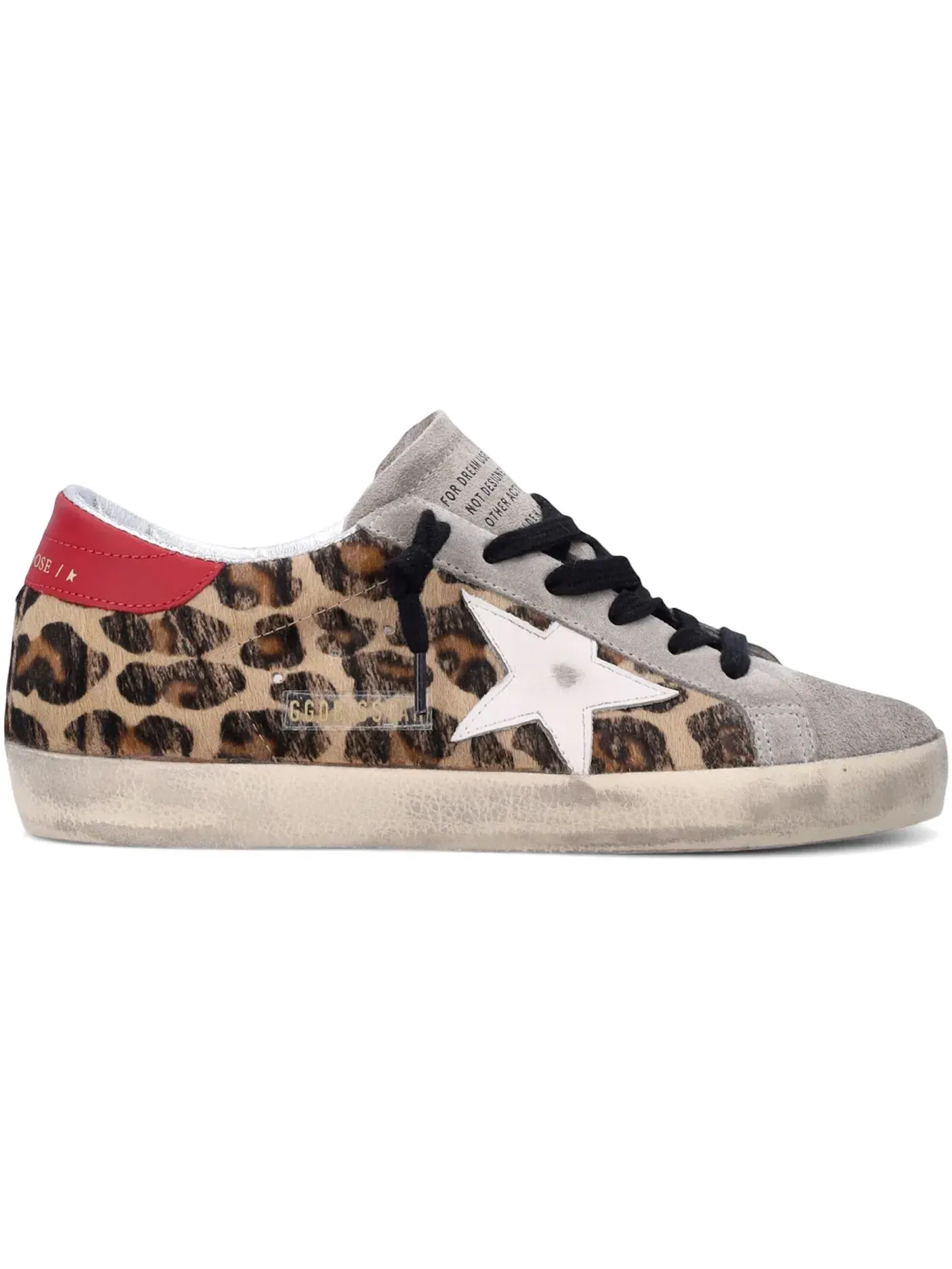 Женские кроссовки с принтом Golden Goose Super-Star