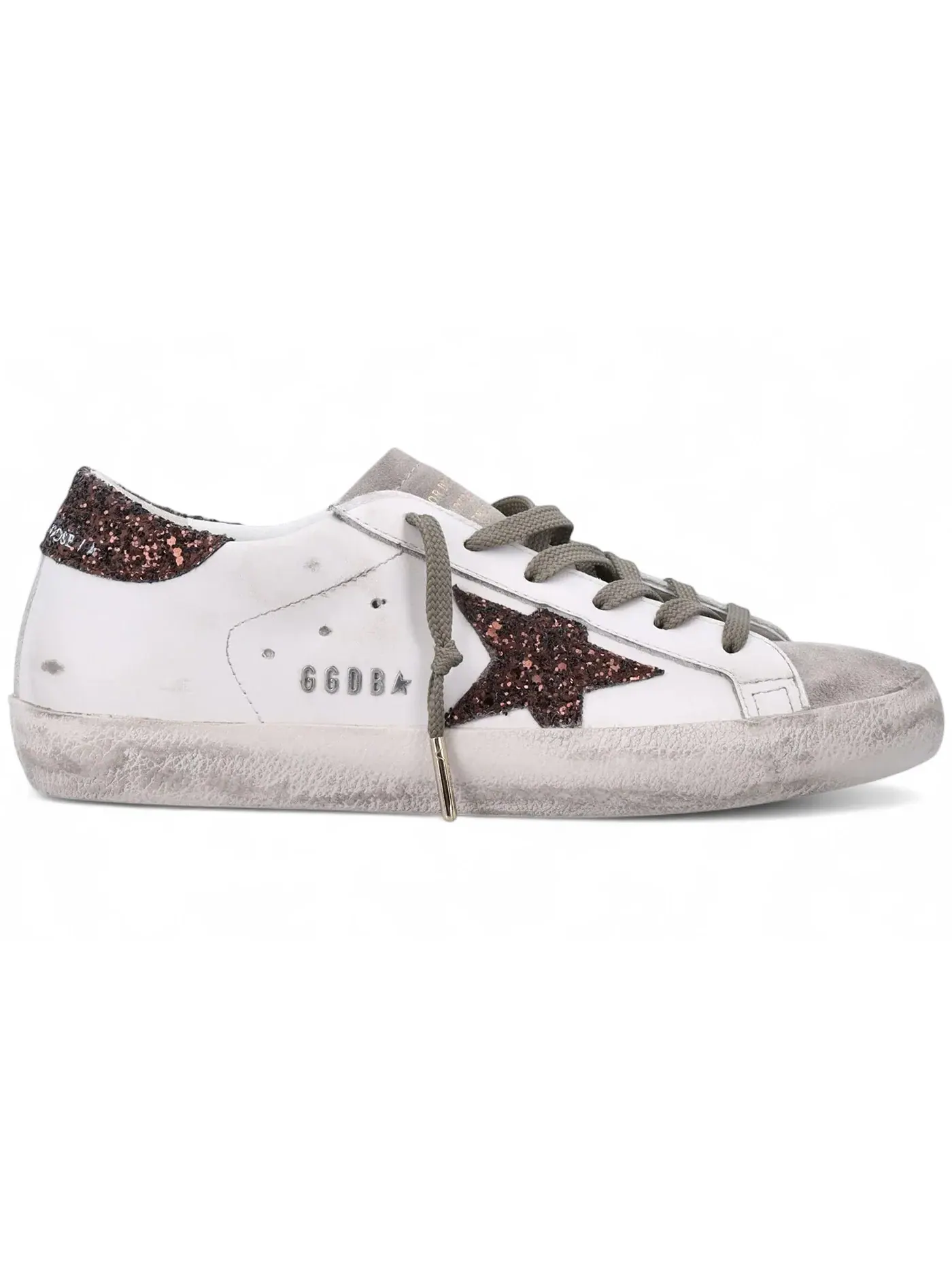 Женские кроссовки с блестками Golden Goose Super-Star