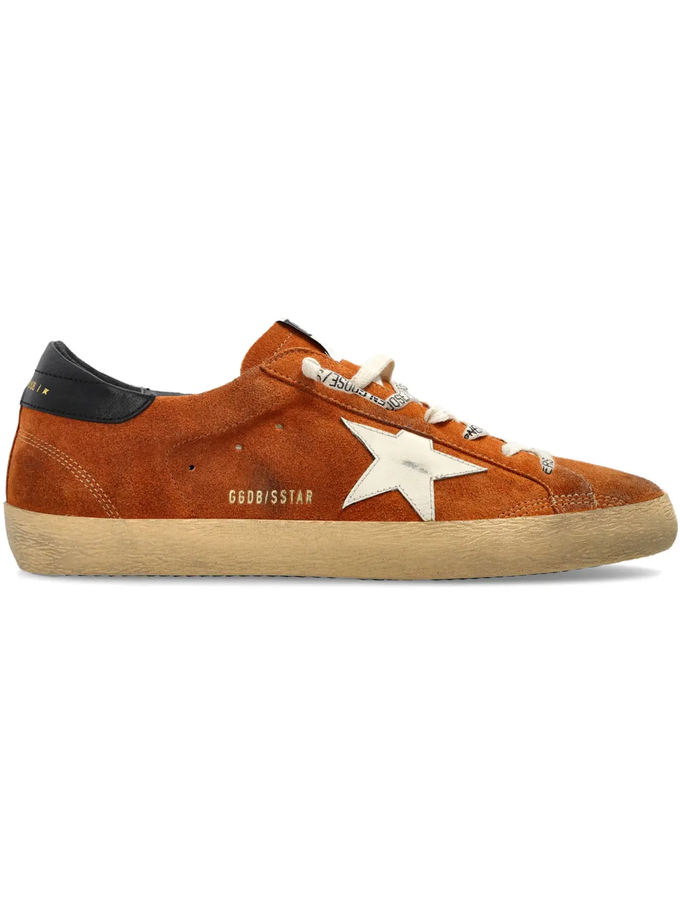 Мужские кроссовки с принтом Golden Goose Super-Star — изображение 1 из 1, оранжевый