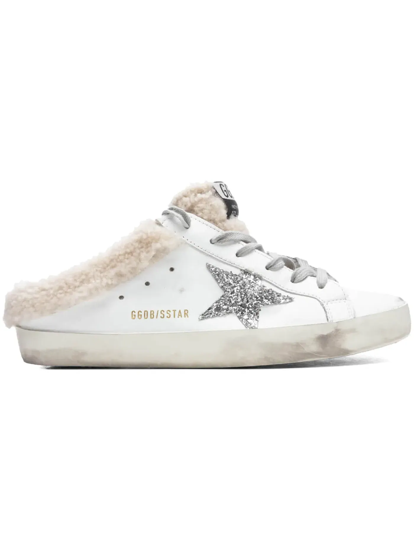 Женские кроссовки с принтом Golden Goose Super-Star Sabot