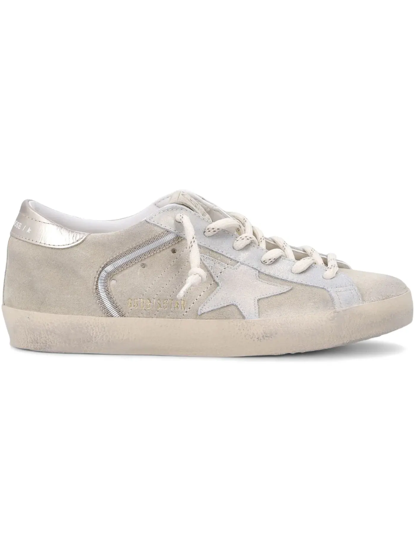 Женские кроссовки с замшевым верхом Golden Goose Super-Star