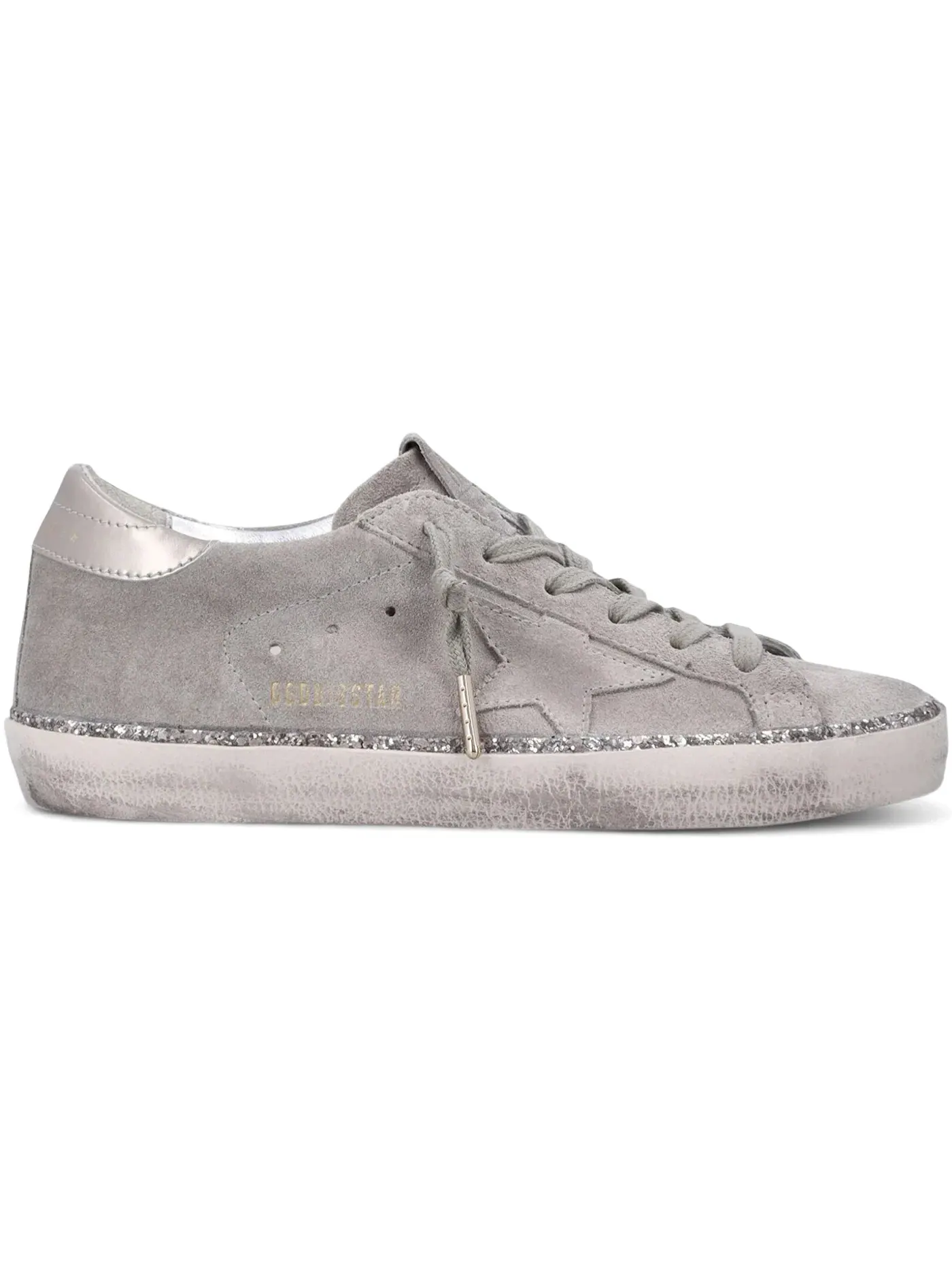 Женские кроссовки из замши Super-Star Golden Goose — изображение 1 из 1, тауп