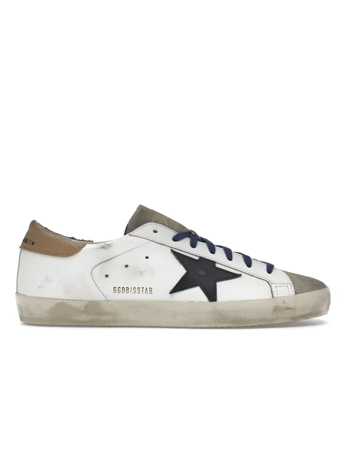 Мужские кроссовки с замшевым носком Golden Goose Super-Star — изображение 1 из 4