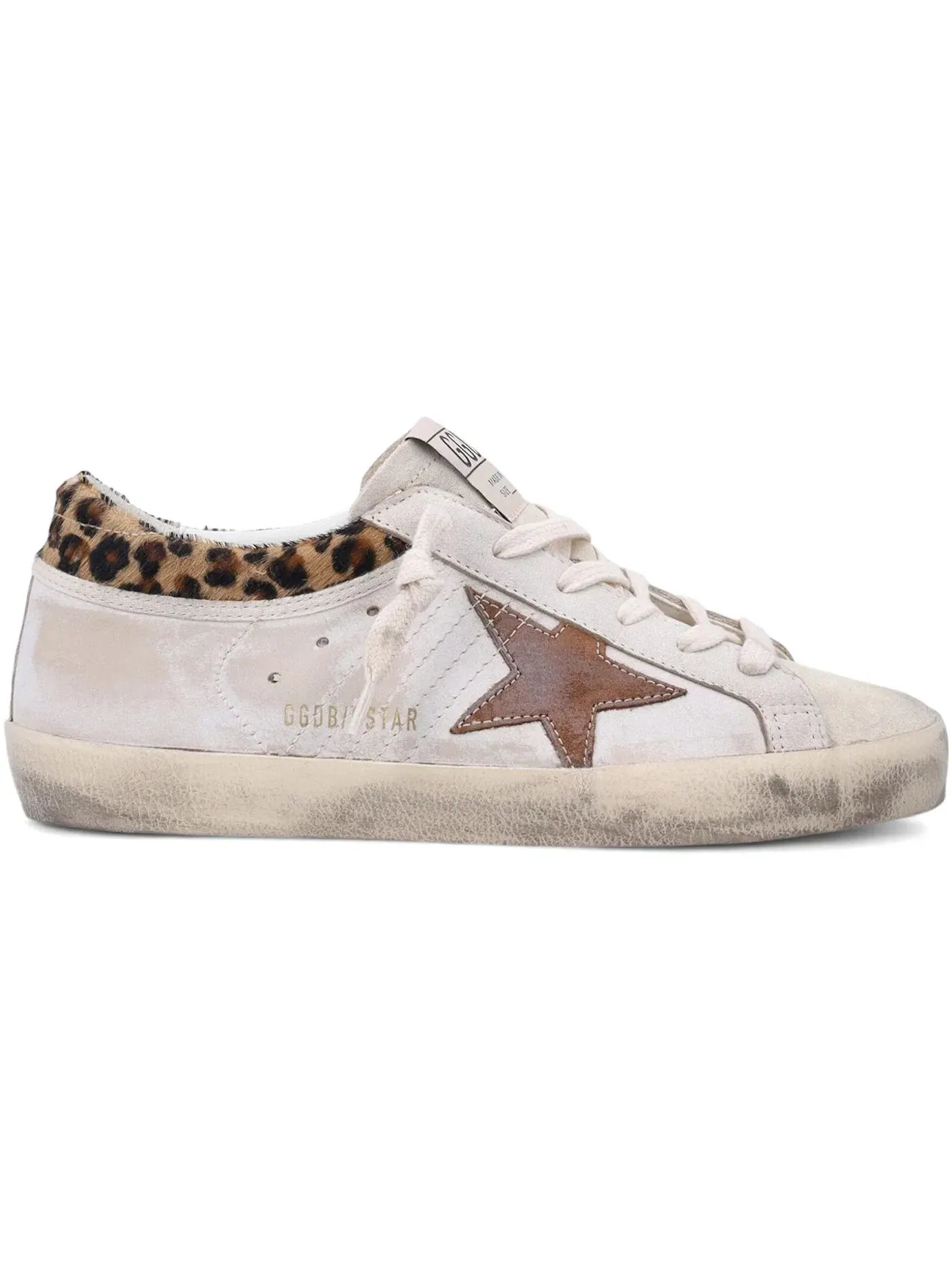Женские кроссовки с принтом Golden Goose Super-Star