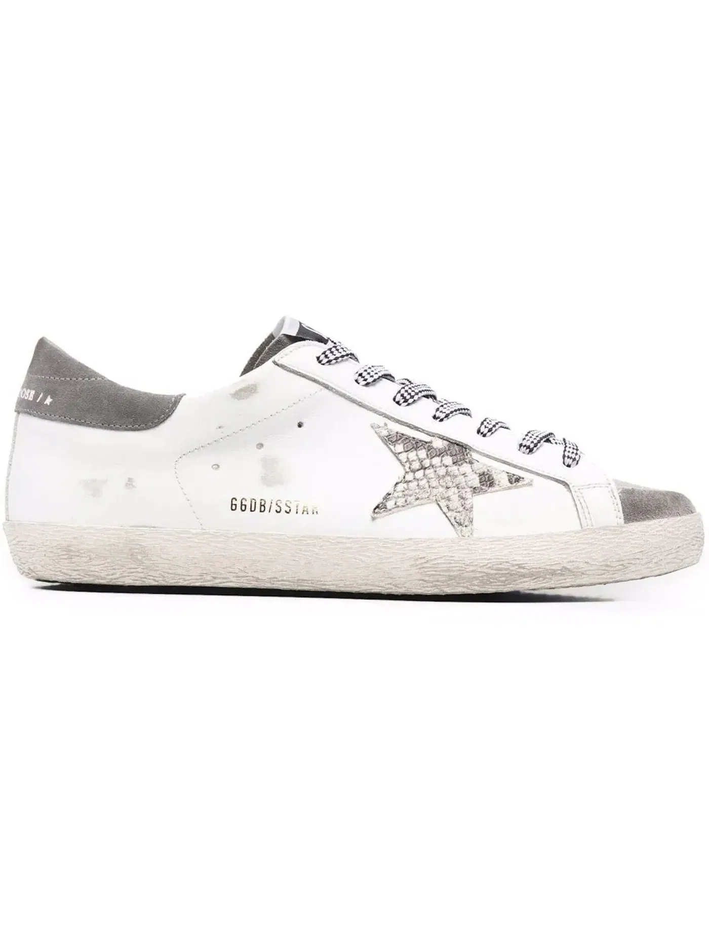 Мужские кроссовки с принтом Golden Goose Super-Star