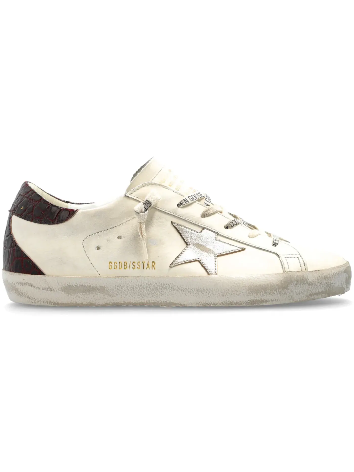 Женские кроссовки с принтом Golden Goose Super-Star