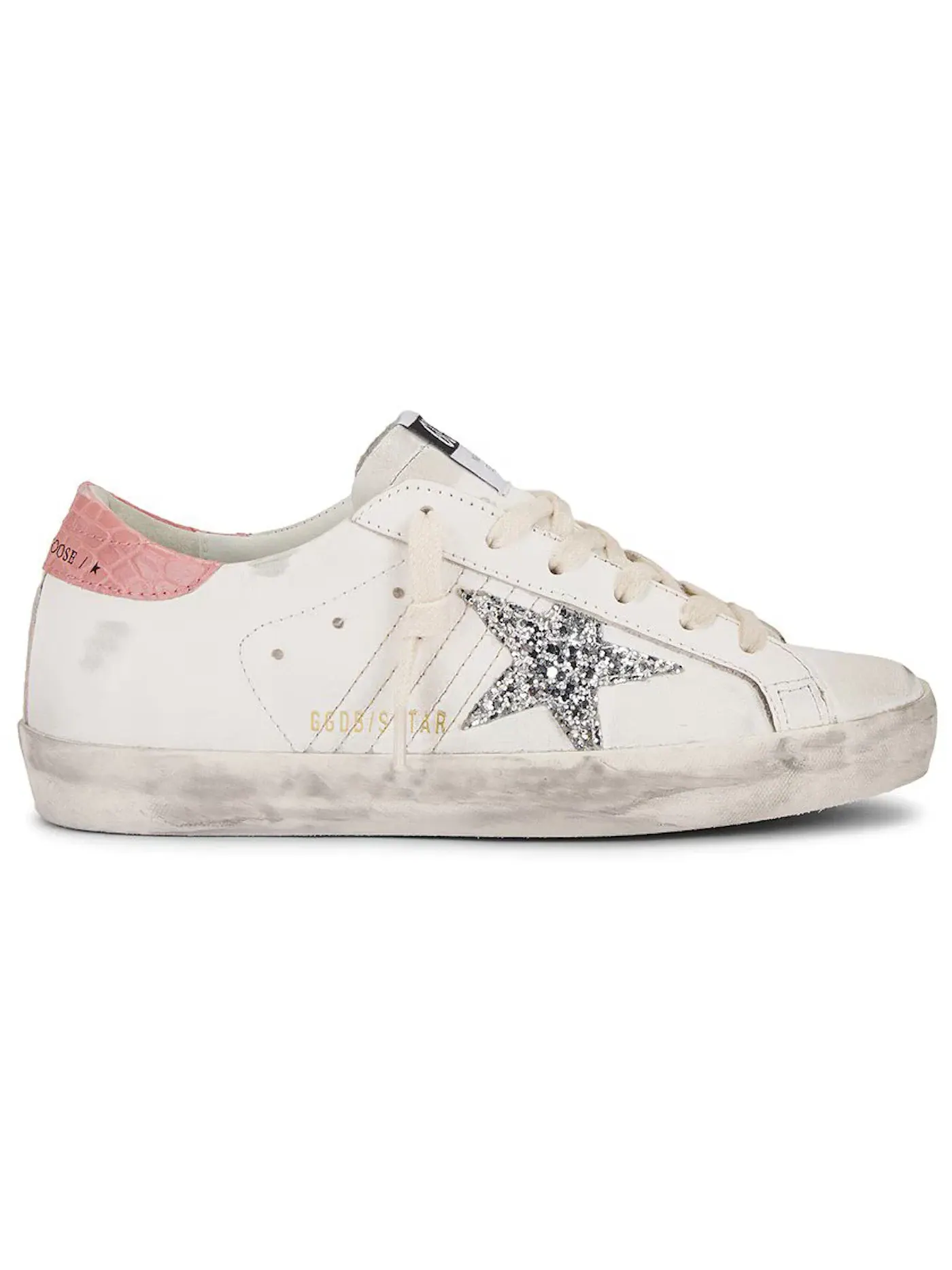 Женские кроссовки с блестками Golden Goose Super-Star