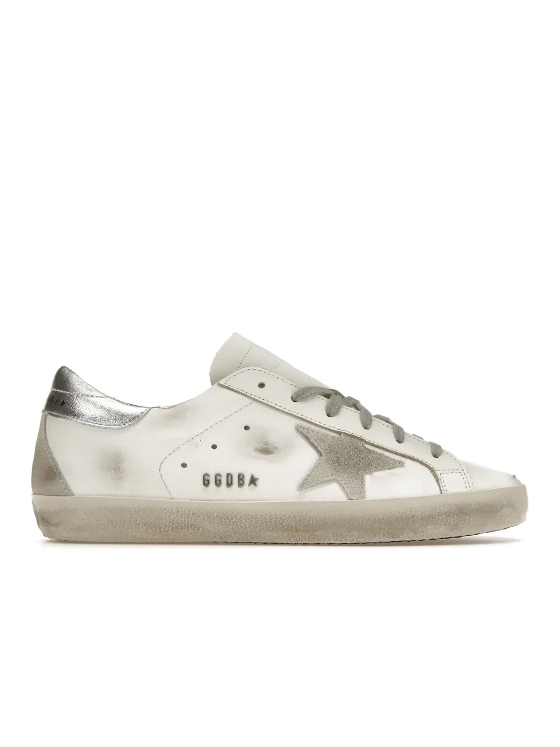 Женские кроссовки с потертостями Golden Goose Super-Star
