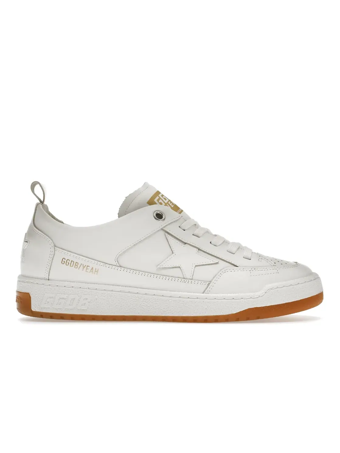 Женские кроссовки с декором Golden Goose Yeah — изображение 1 из 4, белый