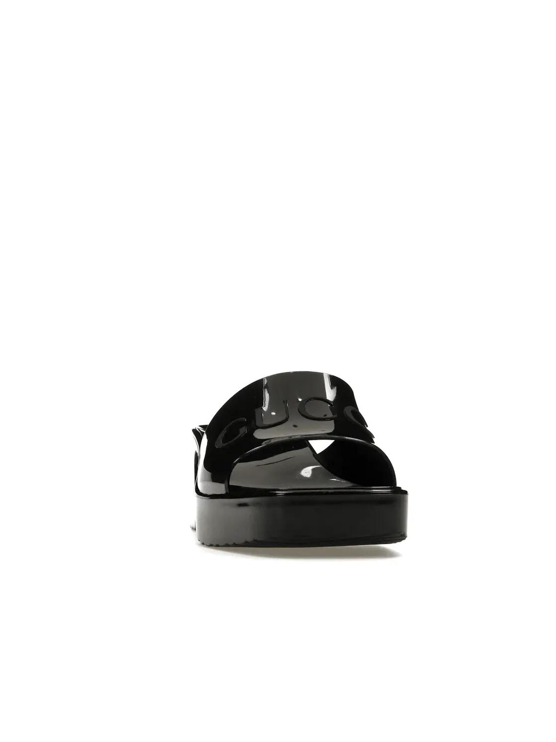 Шлепанцы женские Gucci Slide Sandal, с массивной подошвой 60мм — изображение 2 из 4, черный