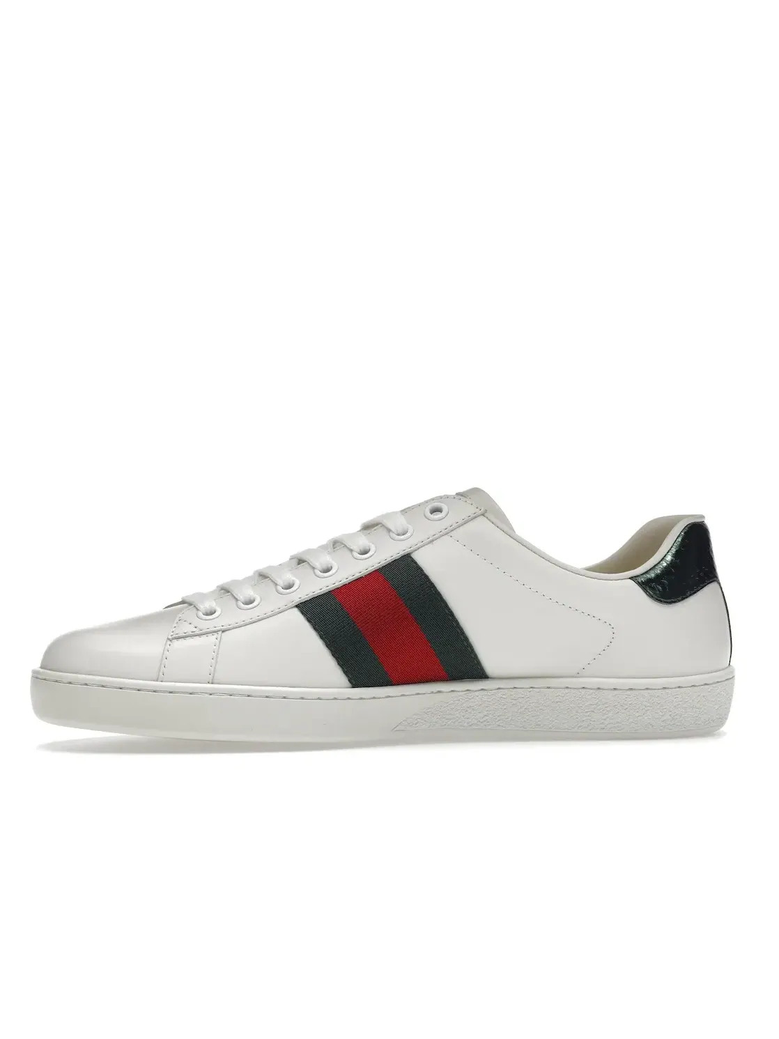 Кеды Gucci Ace с принтом пчелы — изображение 3 из 4, белый