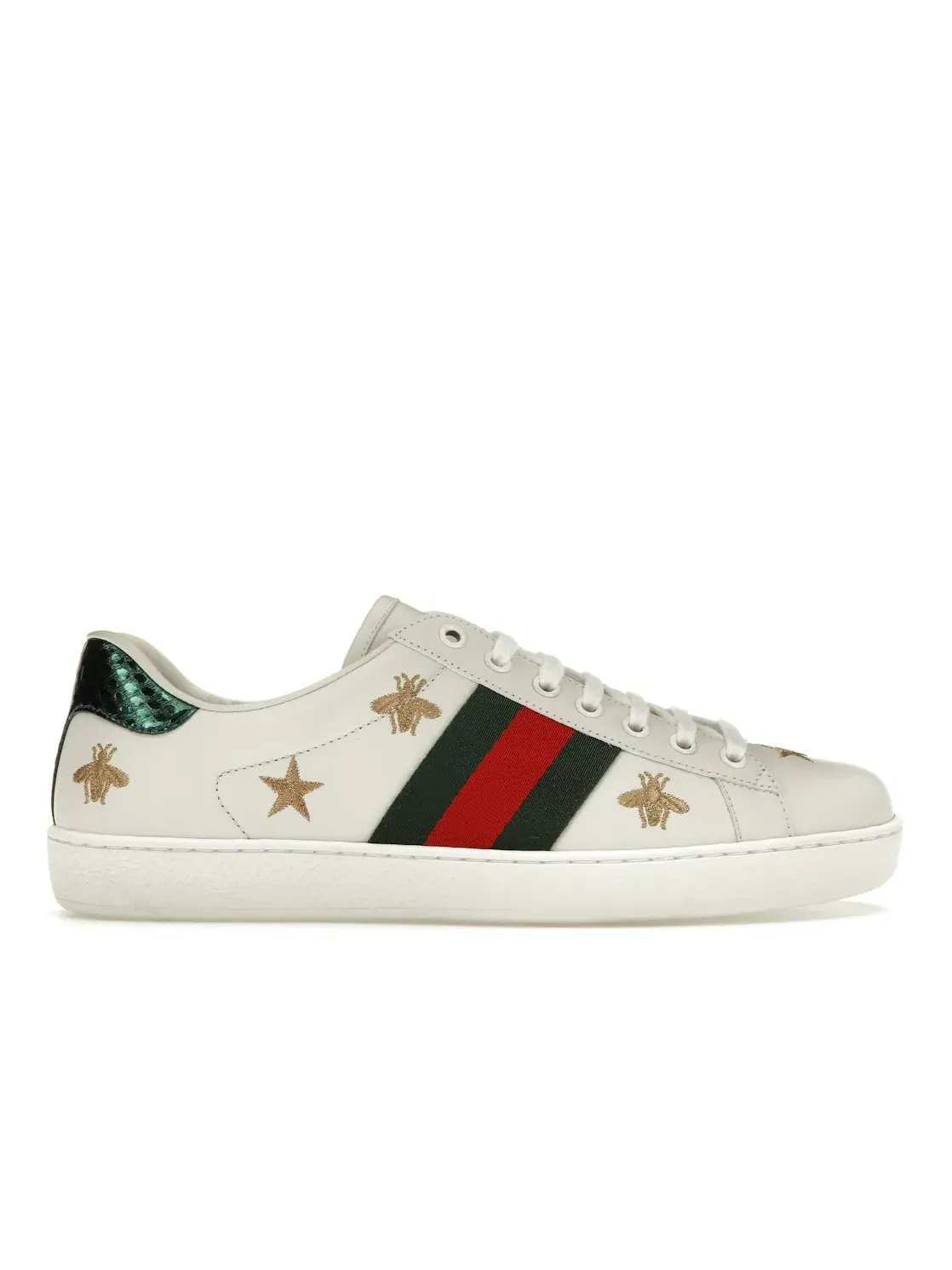 Кеды Gucci Ace Bees and Stars — изображение 1 из 4, белый