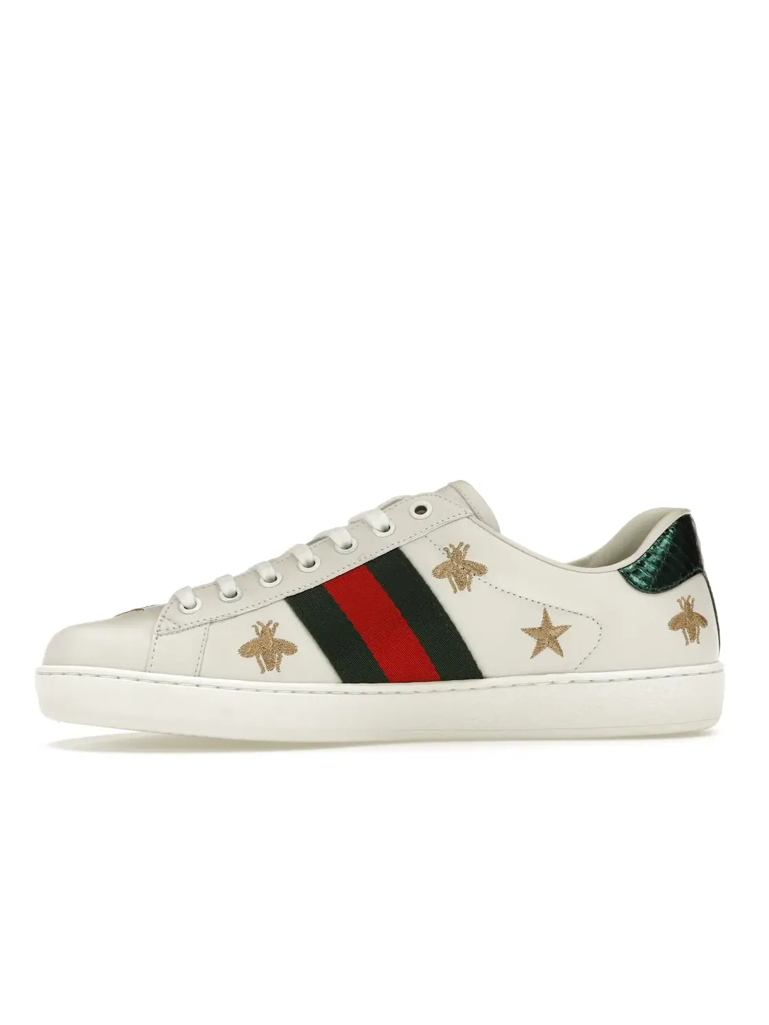 Кеды Gucci Ace Bees and Stars — изображение 3 из 4, белый