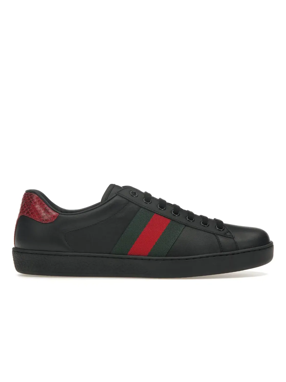 Кроссовки мужские Gucci Ace без шнуровки — изображение 1 из 4, черный