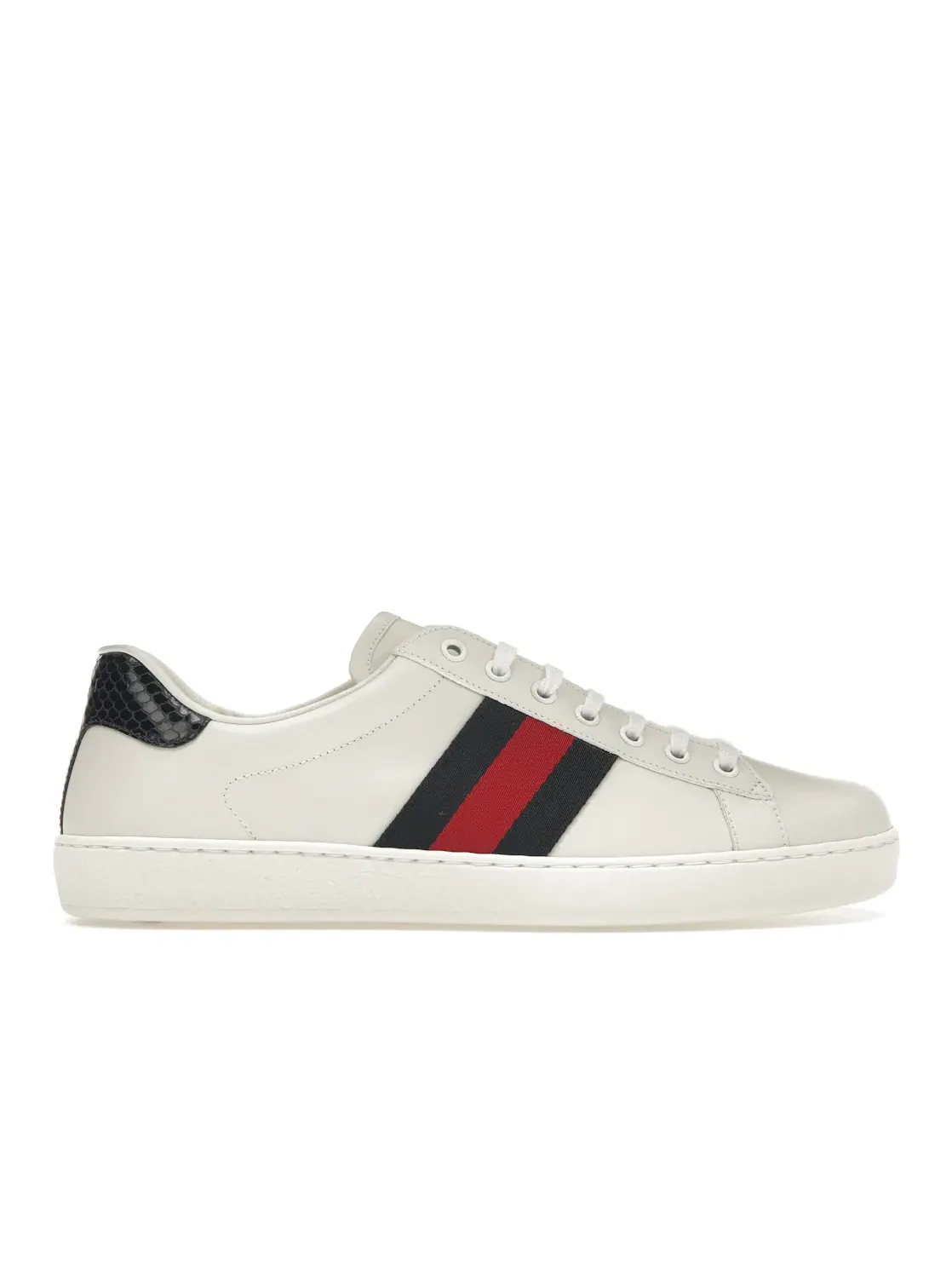 Кеды Gucci Ace, кожаные — изображение 1 из 4, белый