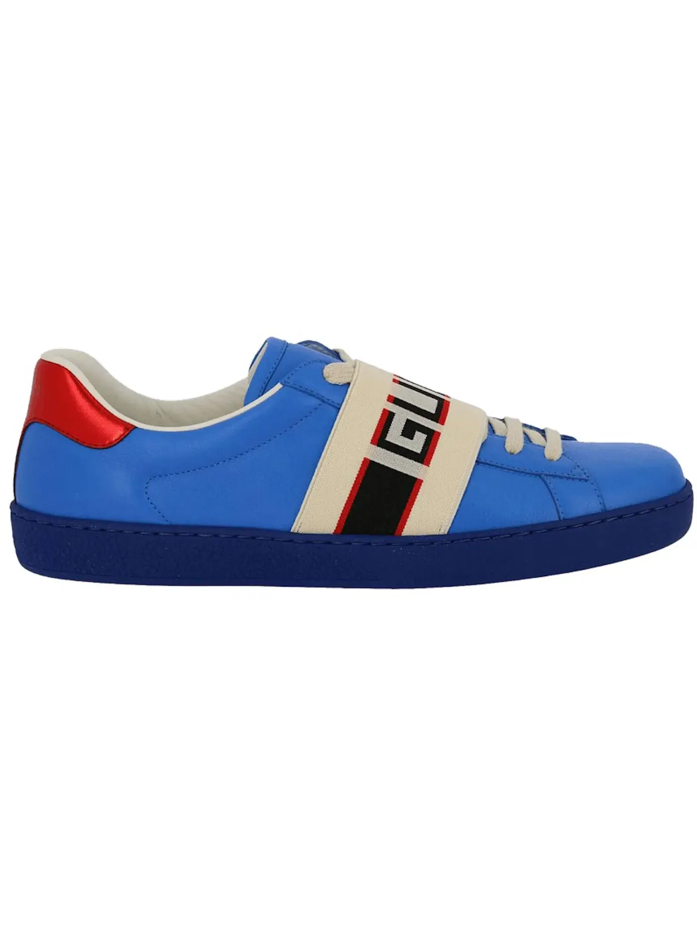 Кеды мужские Gucci Ace, кожаные, с фирменными полосками — изображение 1 из 1