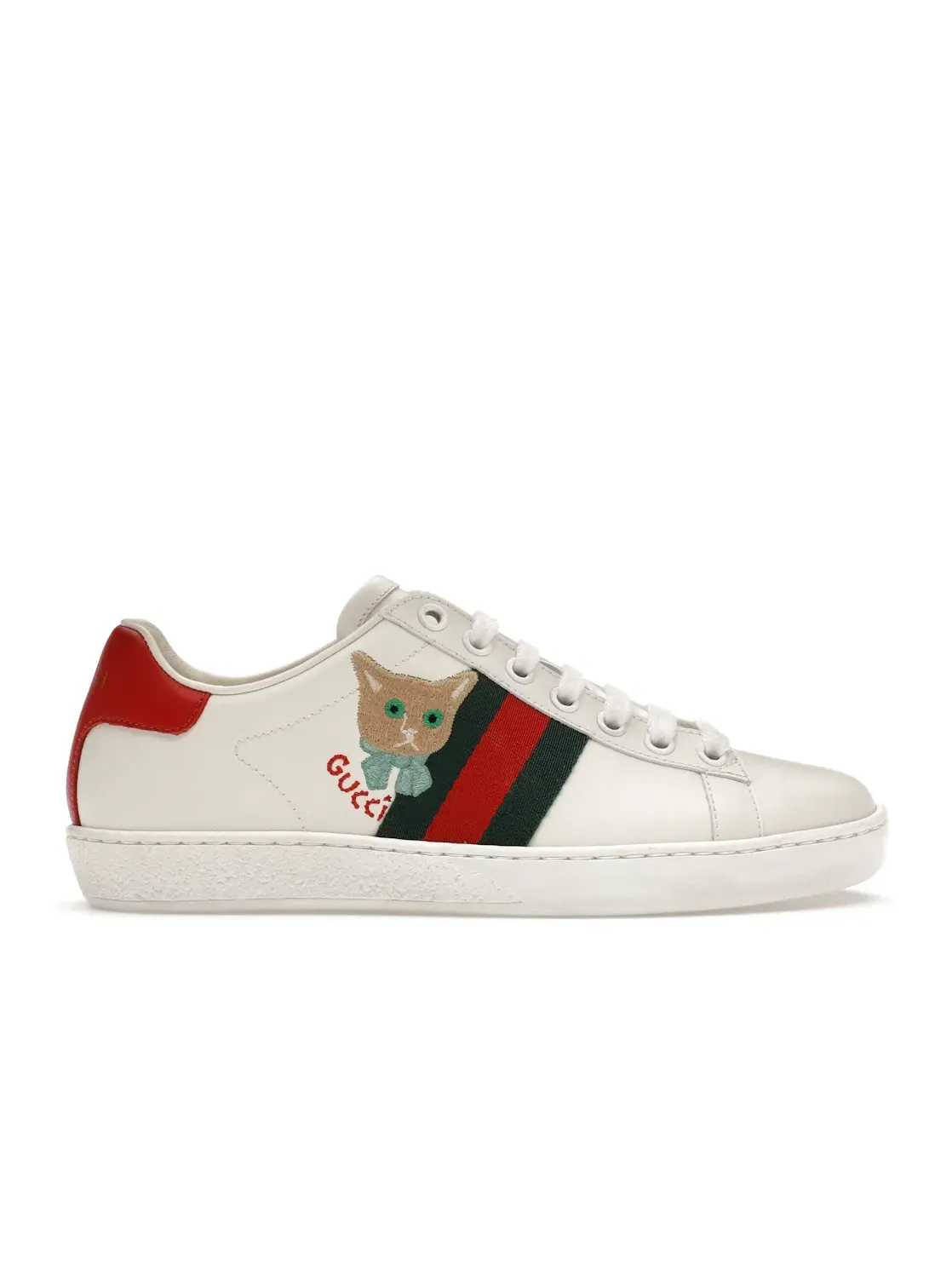 Кеды женские Gucci Ace, с принтом Gucci — изображение 1 из 4, слоновая кость мульти