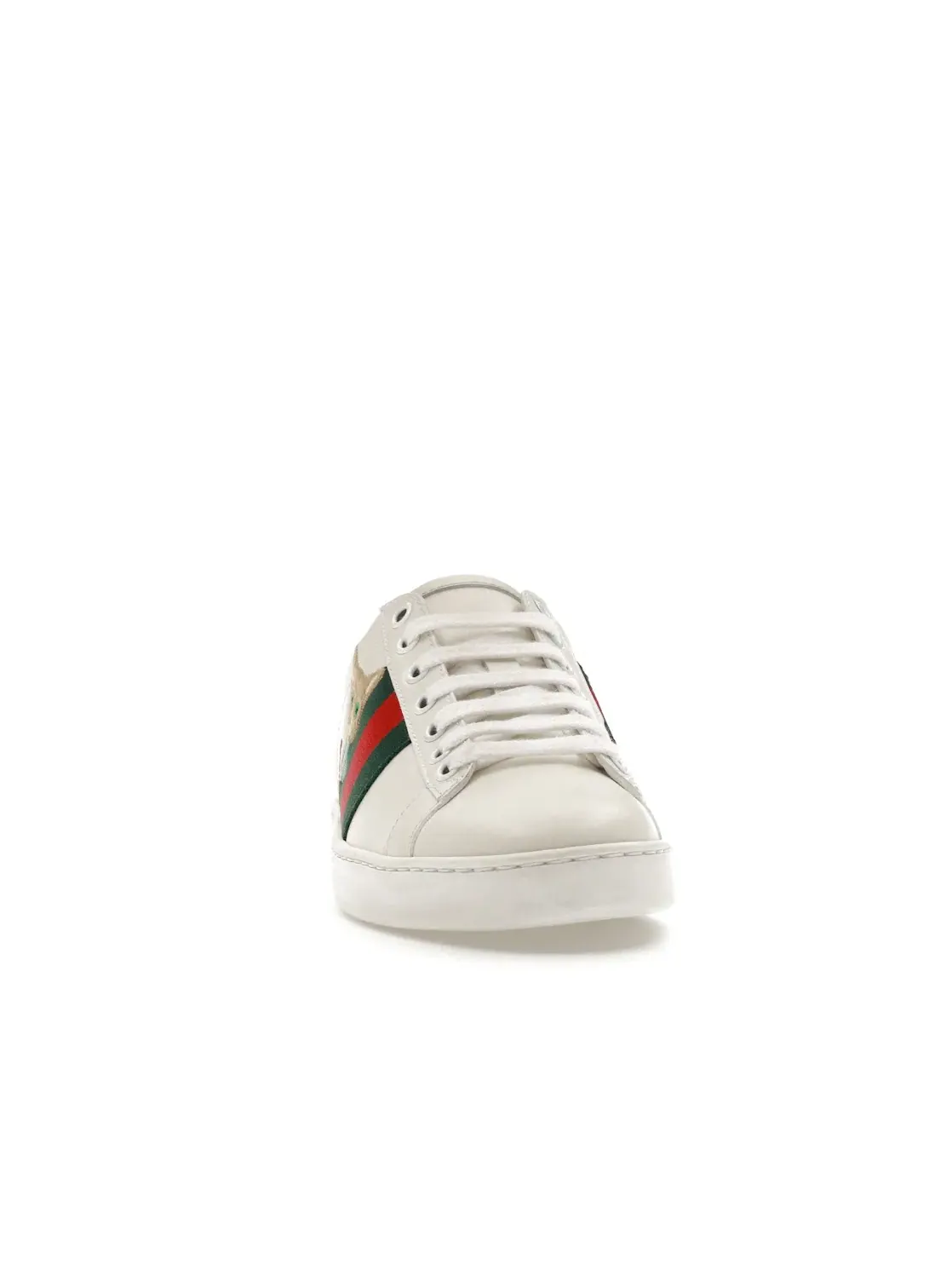 Кеды женские Gucci Ace, с принтом Gucci — изображение 2 из 4, слоновая кость мульти