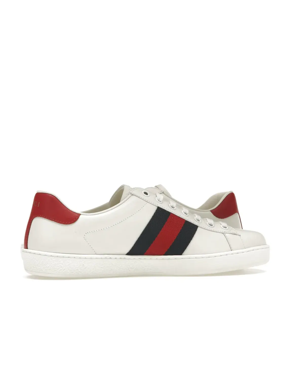 Кеды мужские Gucci Ace, с принтом и полосой — изображение 3 из 4, белый/синий/красный