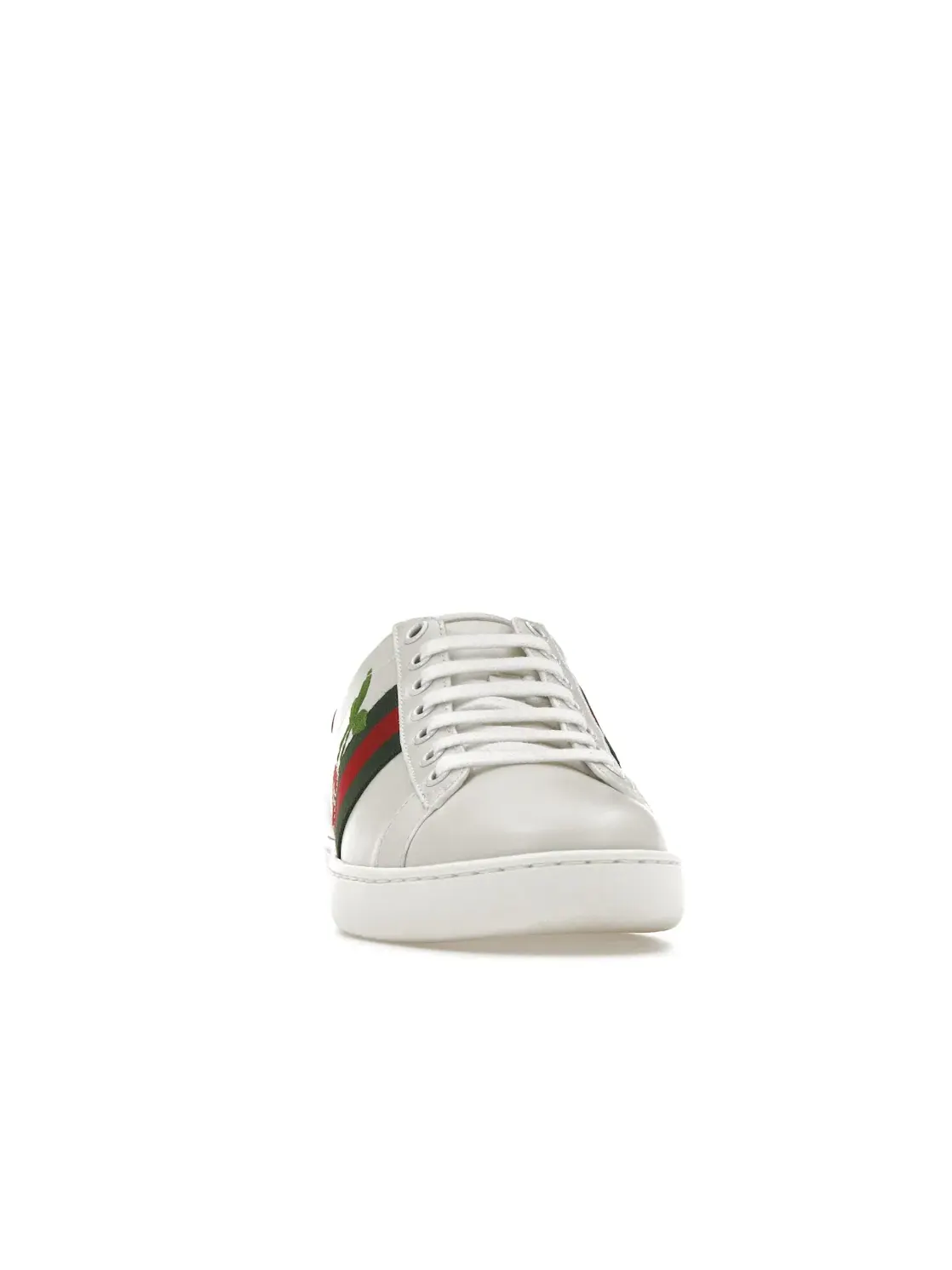 Кроссовки женские Gucci Ace, с принтом вишни — изображение 2 из 4, белый/красный/зеленый
