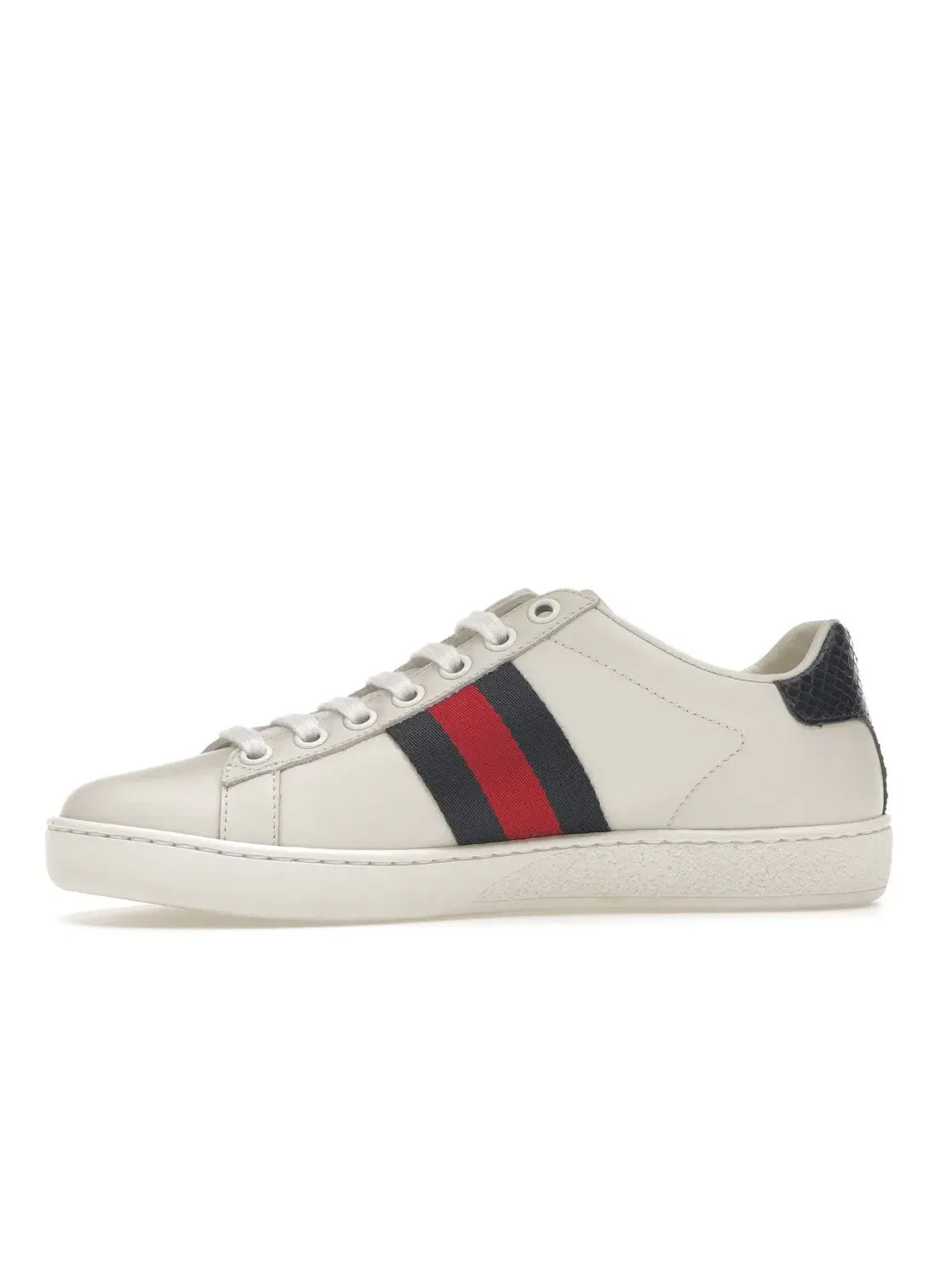 Кроссовки женские Gucci Ace с принтом Classic Blue — изображение 3 из 4, белый