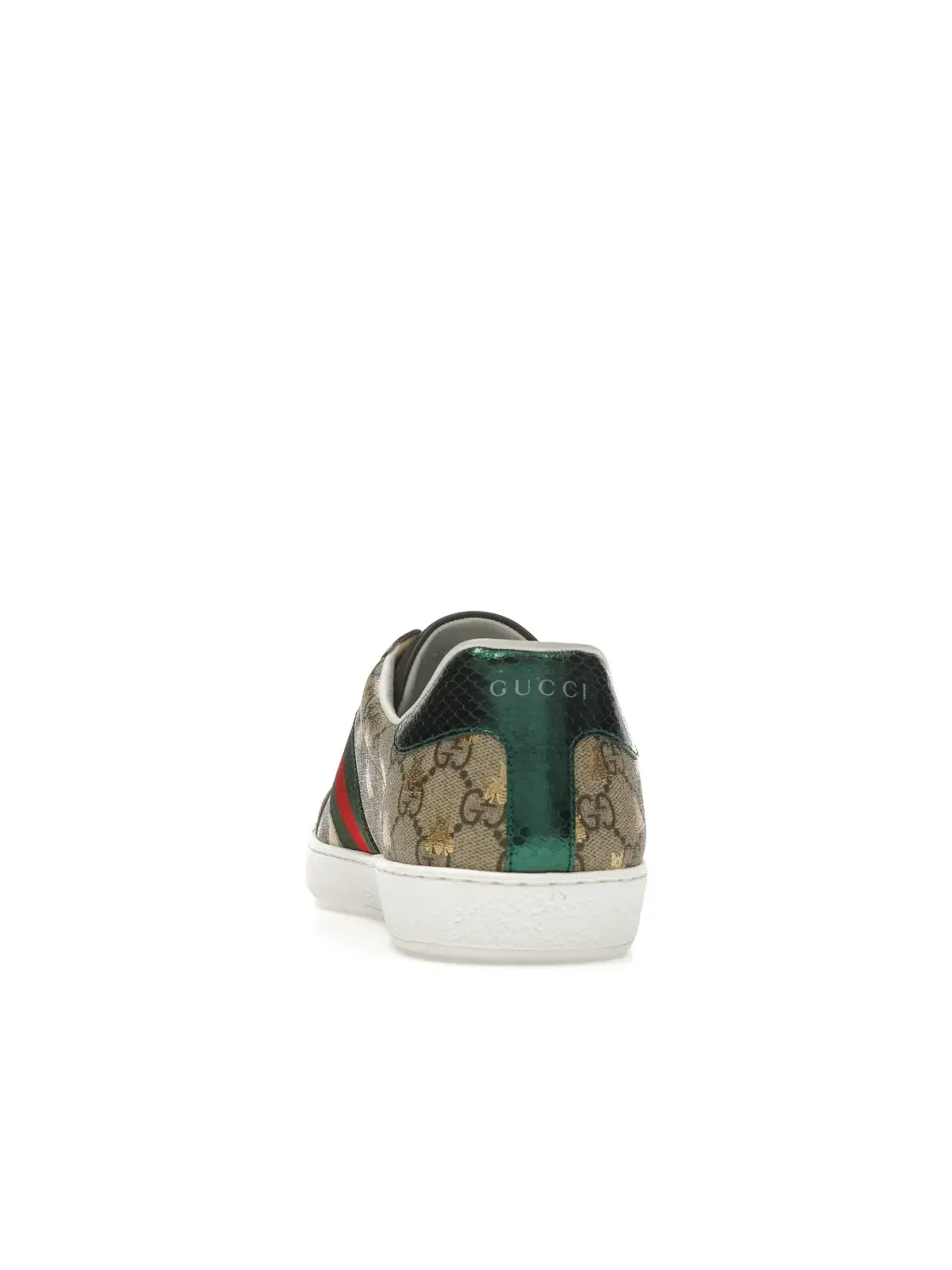 Кроссовки мужские Gucci Ace с принтом Ebony Supreme Bees, кожаные — изображение 4 из 4, мульти