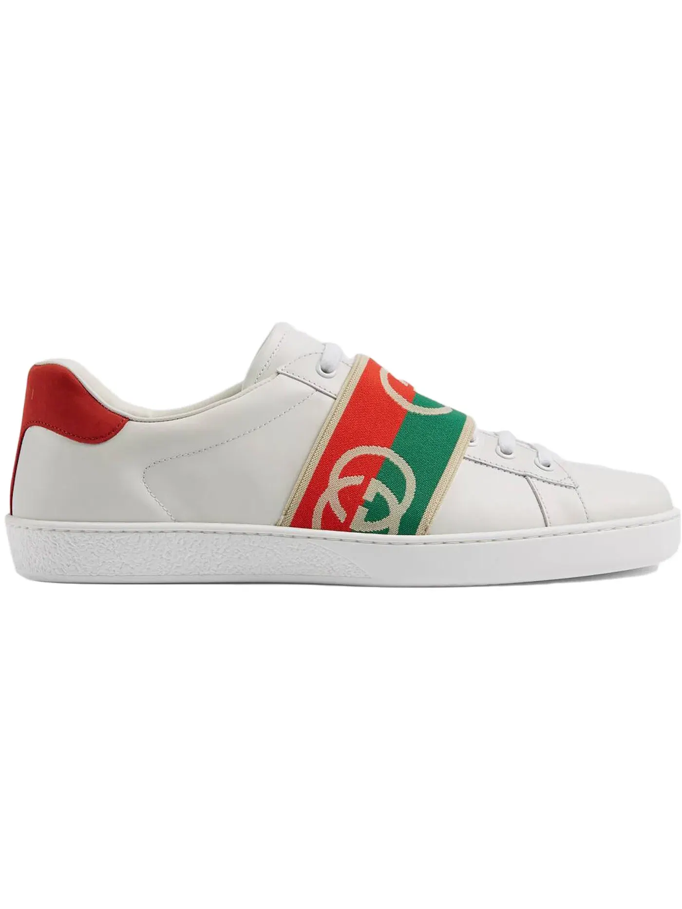 Кеды мужские Gucci Ace Elastic Web — изображение 1 из 1, белый