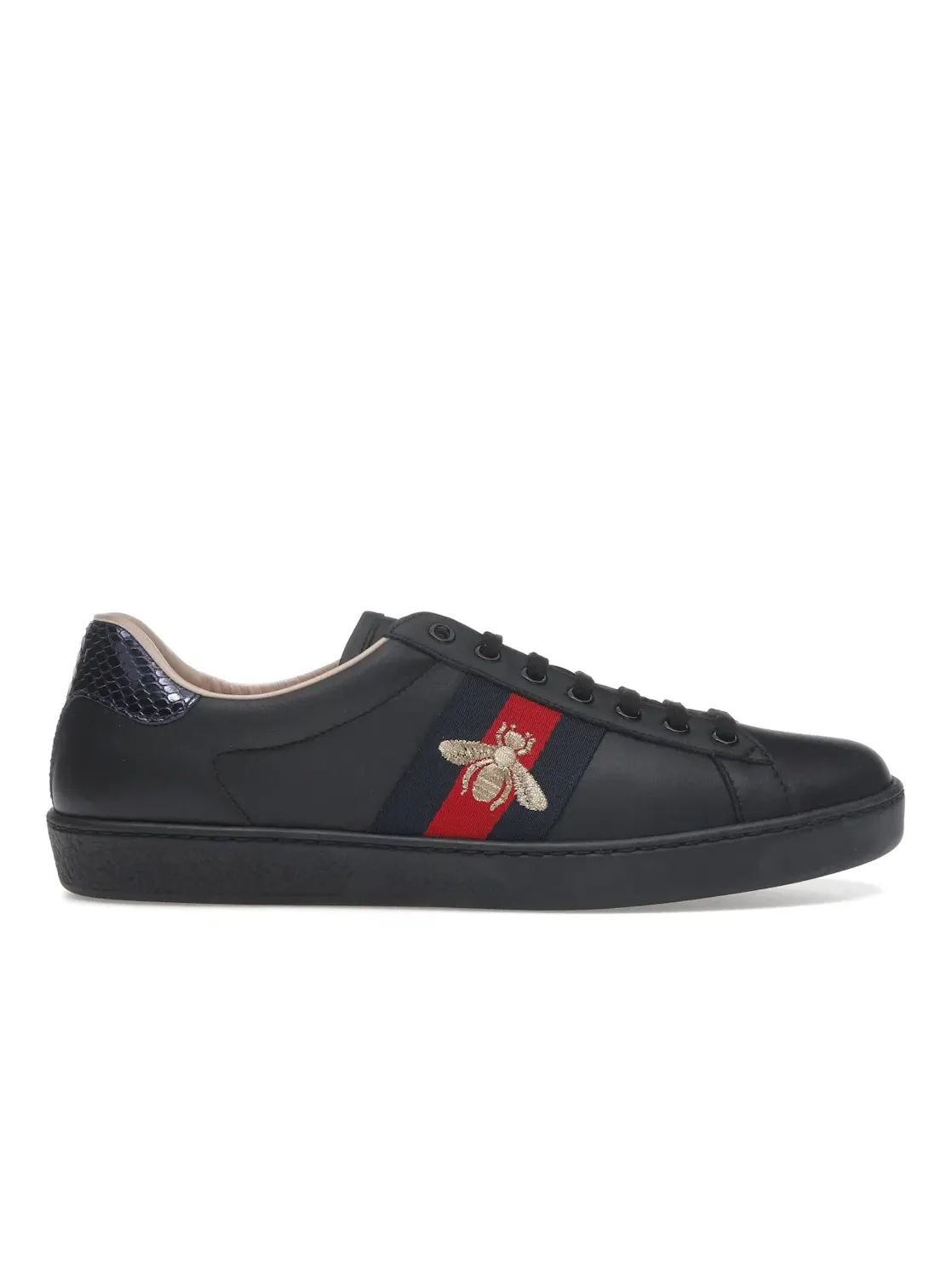 Кеды мужские Gucci Ace с вышивкой — изображение 1 из 4, черный