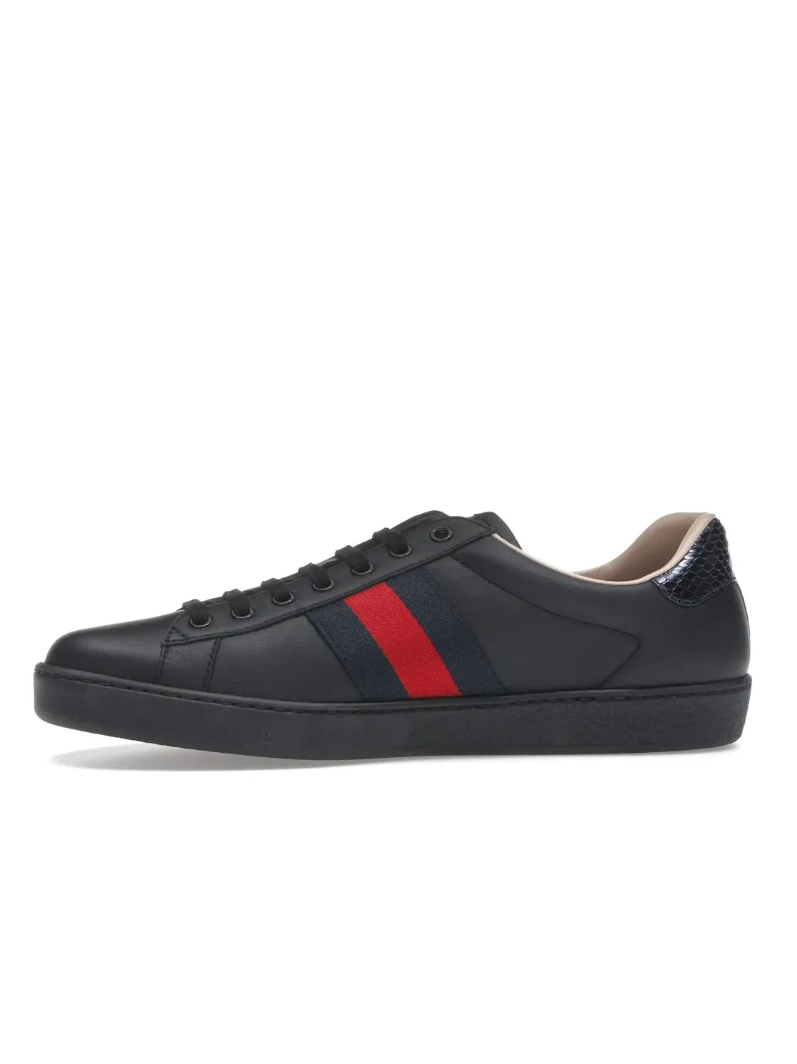 Кеды мужские Gucci Ace с вышивкой — изображение 3 из 4, черный