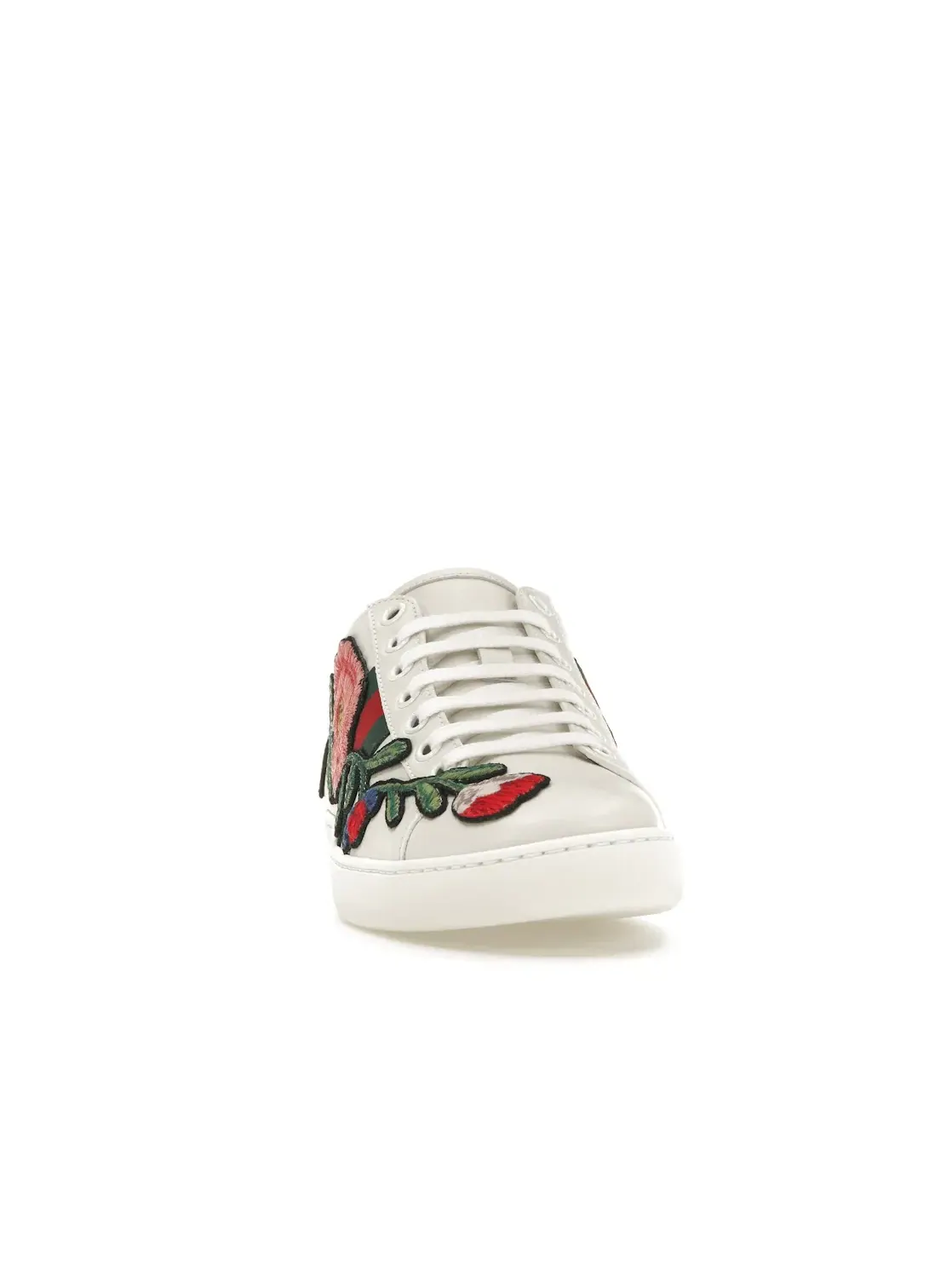 Кеды женские Gucci Ace с принтом — изображение 2 из 4, белый/красный/зеленый