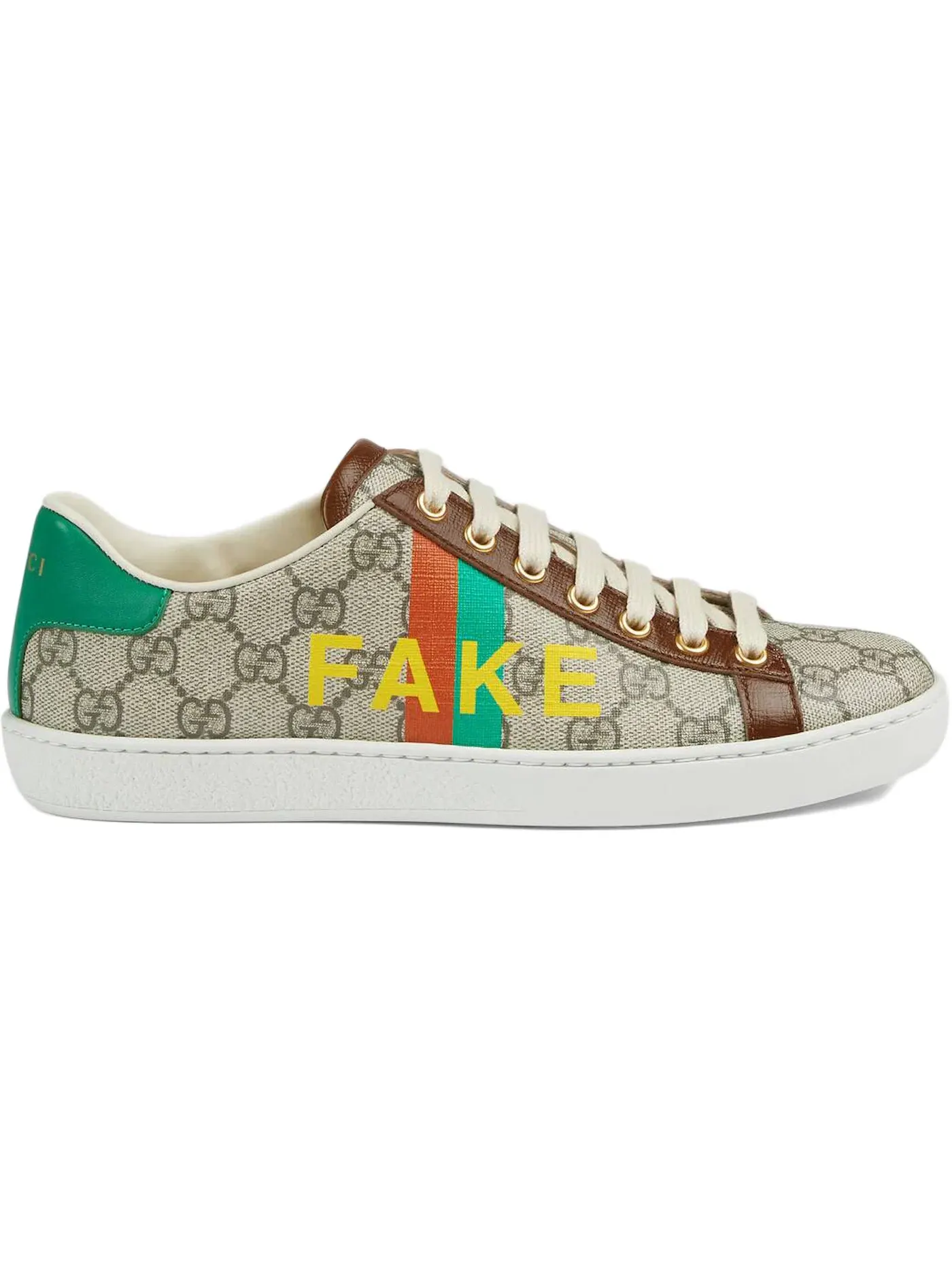 Женские кеды Gucci Ace — изображение 1 из 1, бежевый коричневый