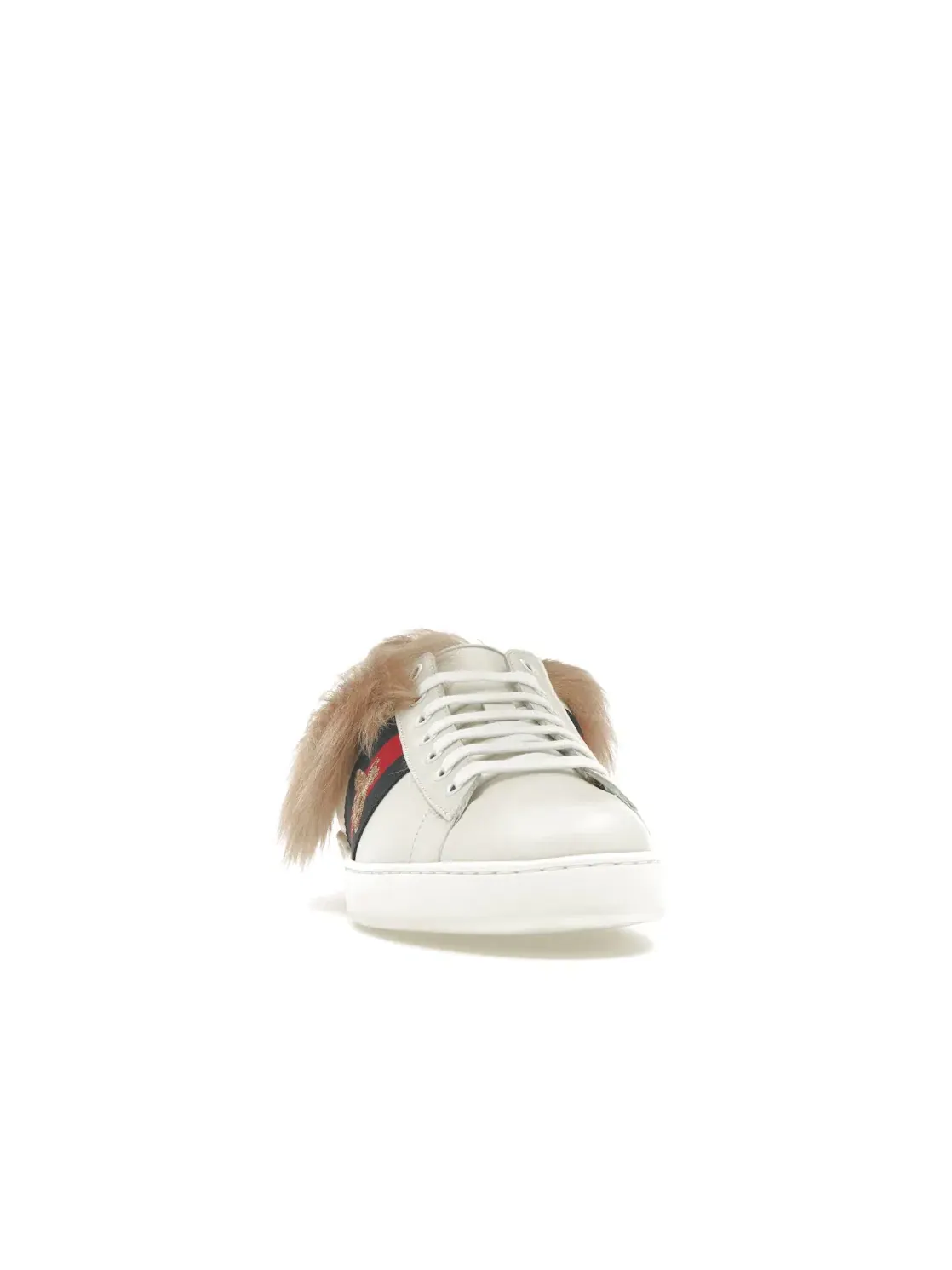 Кроссовки мужские Gucci Ace с мехом — изображение 2 из 4, белый