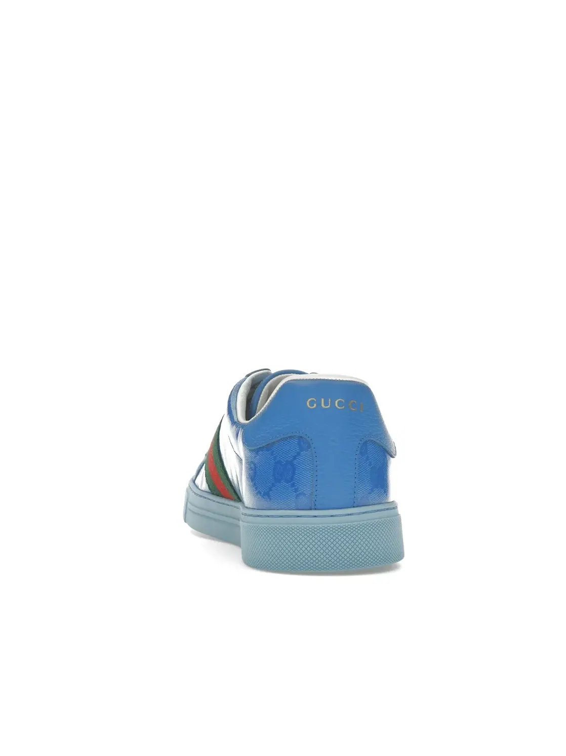Кроссовки Gucci Ace с принтом GG — изображение 4 из 4, синий/зеленый/красный