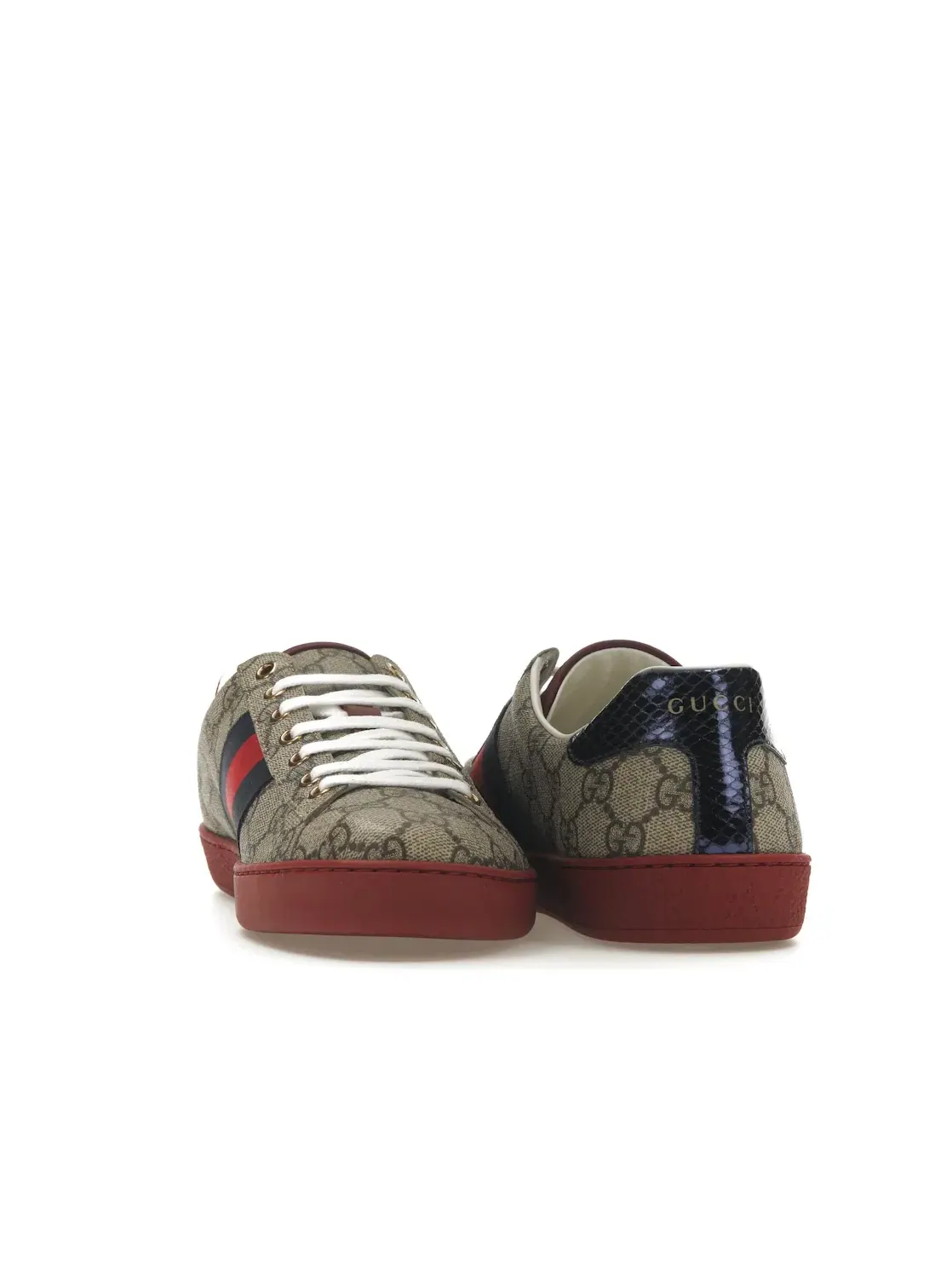 Кроссовки мужские Gucci Ace GG Supreme, с принтом Gucci — изображение 4 из 4, бежевый