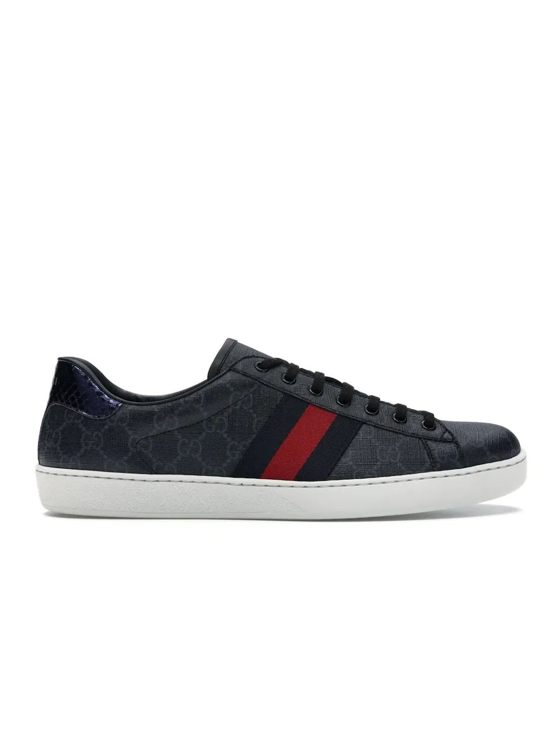 Кеды мужские Gucci Ace с принтом GG Supreme — изображение 1 из 4, черный
