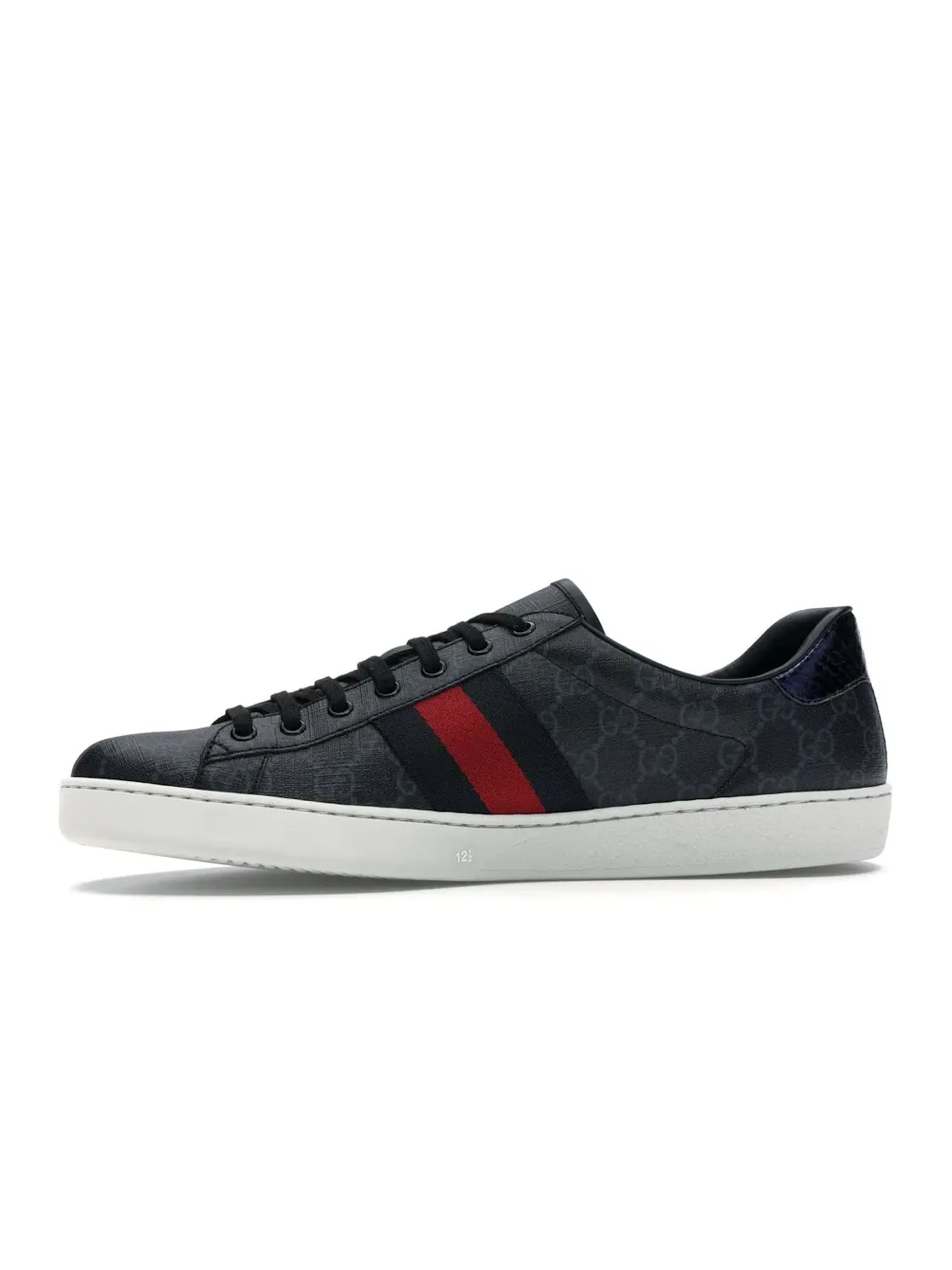 Кеды мужские Gucci Ace с принтом GG Supreme — изображение 3 из 4, черный