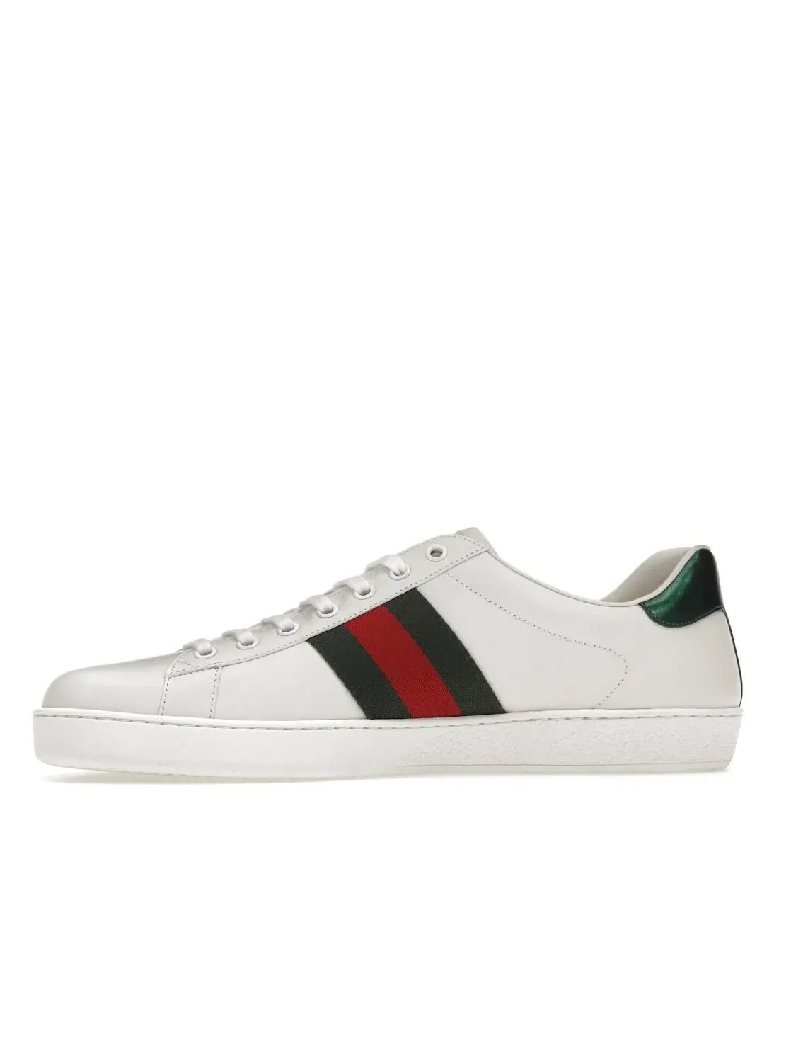 Кроссовки Gucci Ace Gucci Band, кожаные — изображение 3 из 4, белый