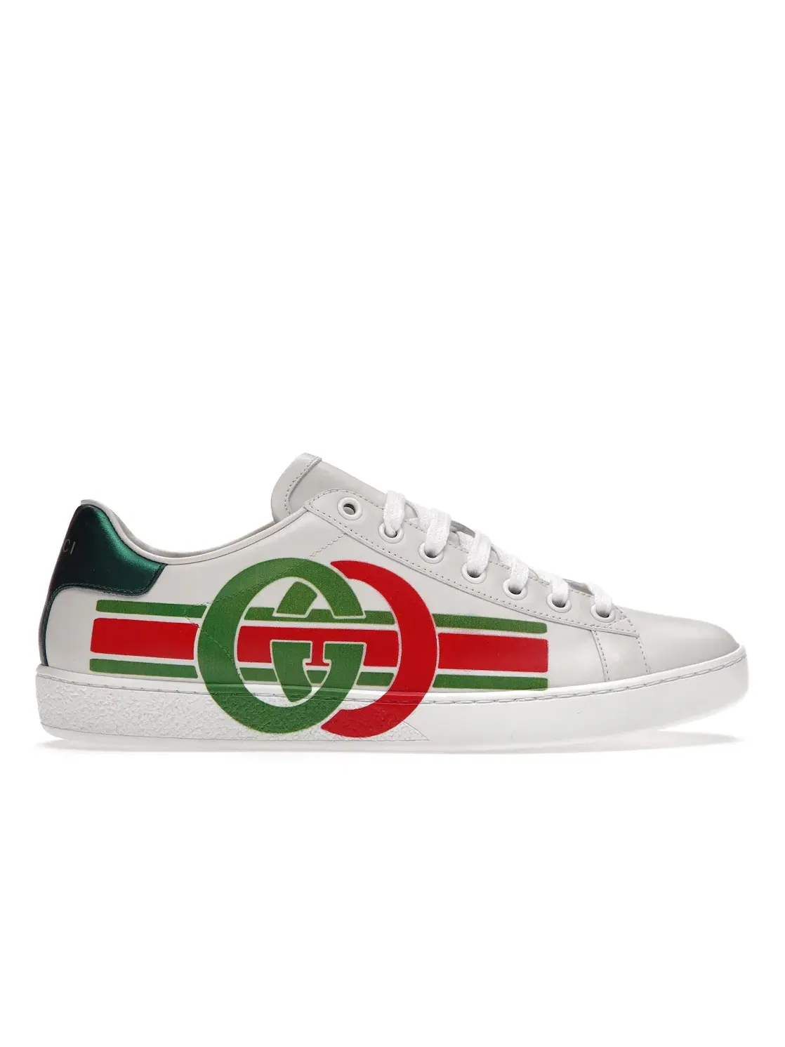 Кеды женские Gucci Ace, с принтом Interlocking G — изображение 1 из 4, белый