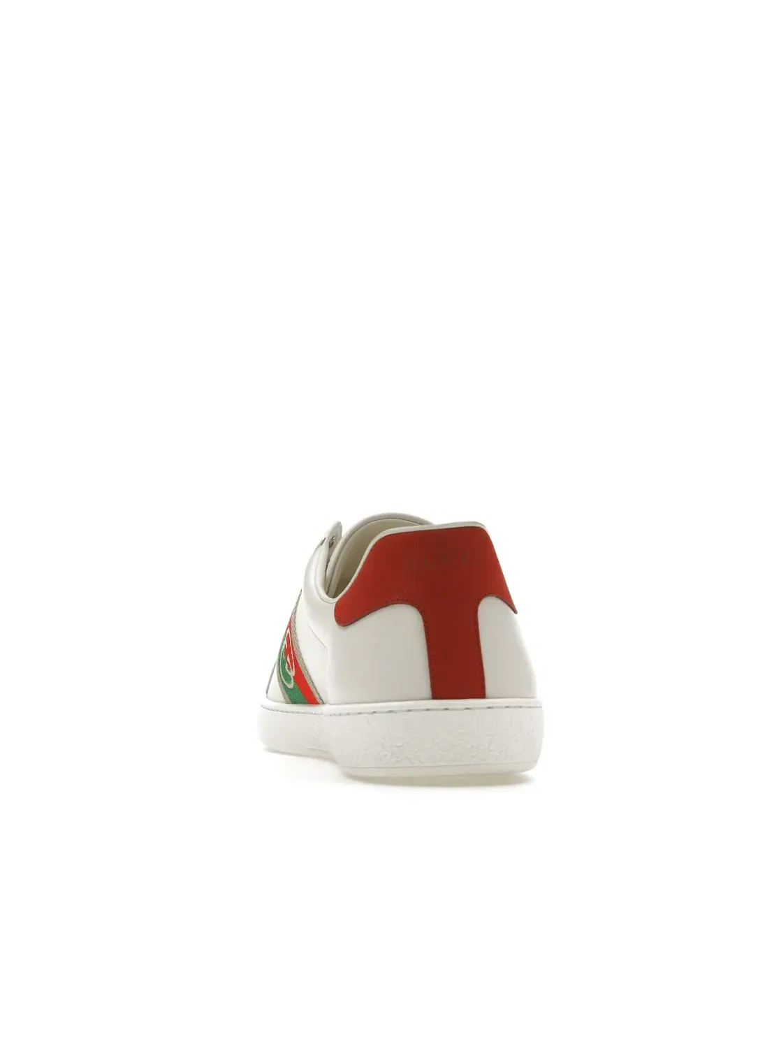 Кеды Gucci Ace с принтом Interlocking GG — изображение 4 из 4, белый/красный/зеленый