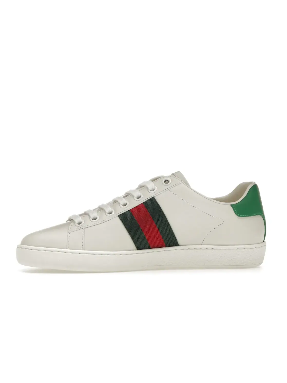 Кроссовки женские Gucci Ace, с принтом Gucci — изображение 3 из 4, белый/зеленый/красный
