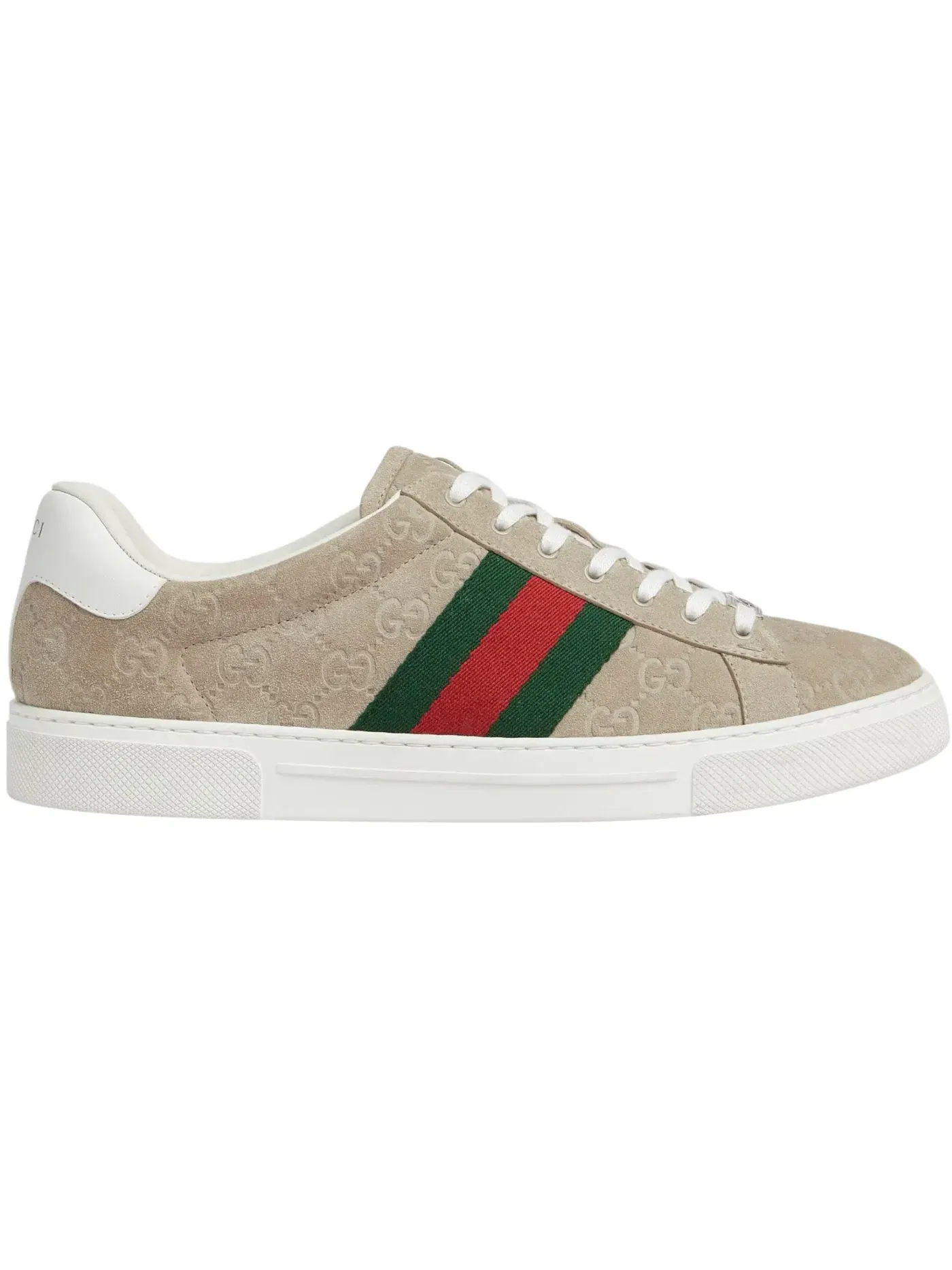 Кеды мужские Gucci Ace с принтом — изображение 1 из 1, овсяный