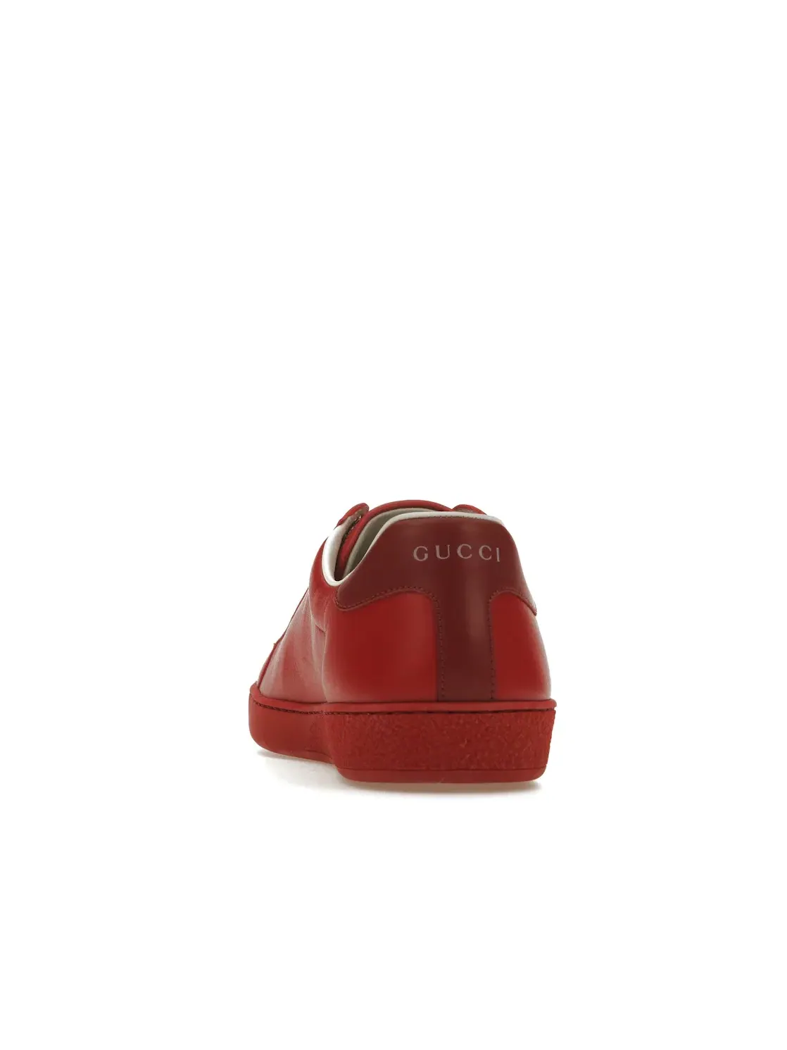 Кеды Gucci Ace, перфорированная кожа, красная полоса — изображение 4 из 4, белый
