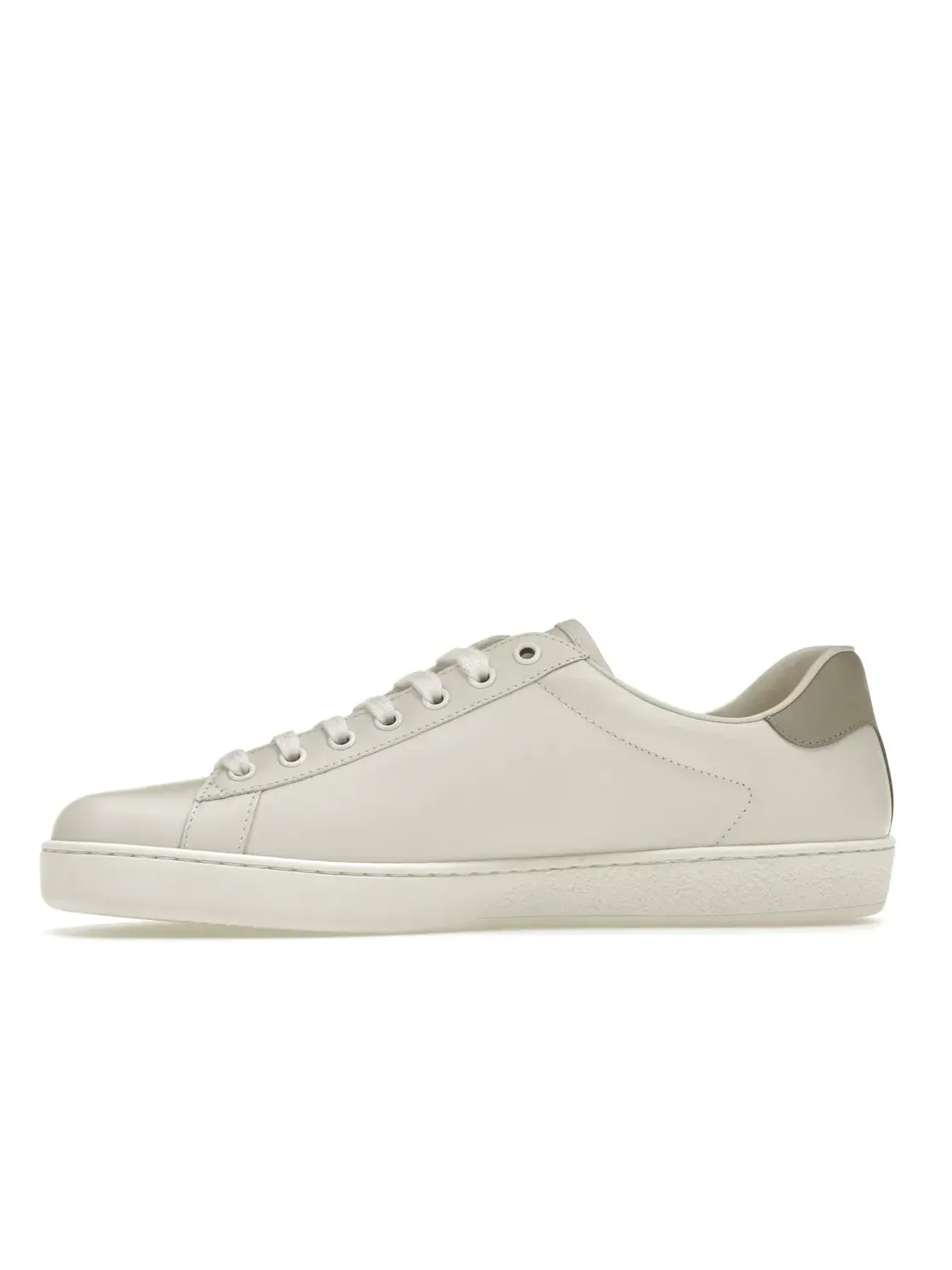 Кроссовки мужские Gucci Ace, с перфорированным логотипом Interlocking G — изображение 3 из 4, белый
