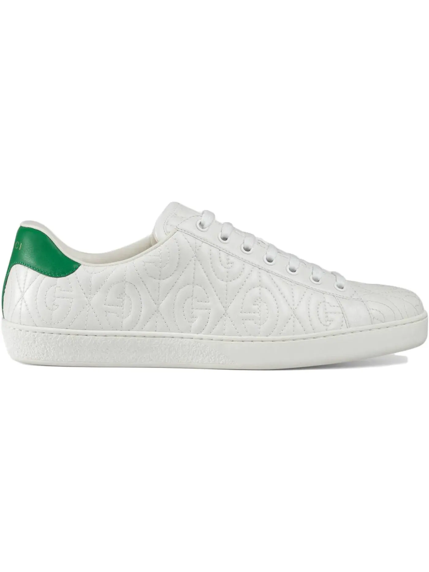 Кроссовки мужские Gucci Ace, с ромбовидным принтом — изображение 1 из 1, белый