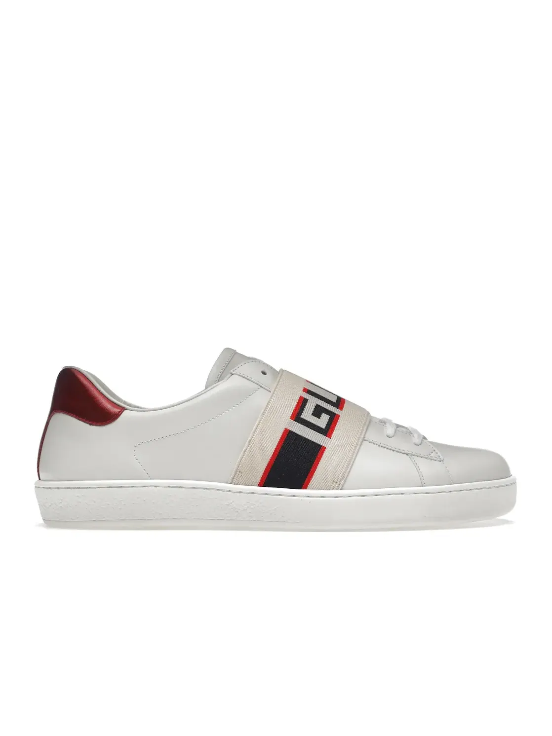 Кеды мужские Gucci Ace с полоской — изображение 1 из 4, белый