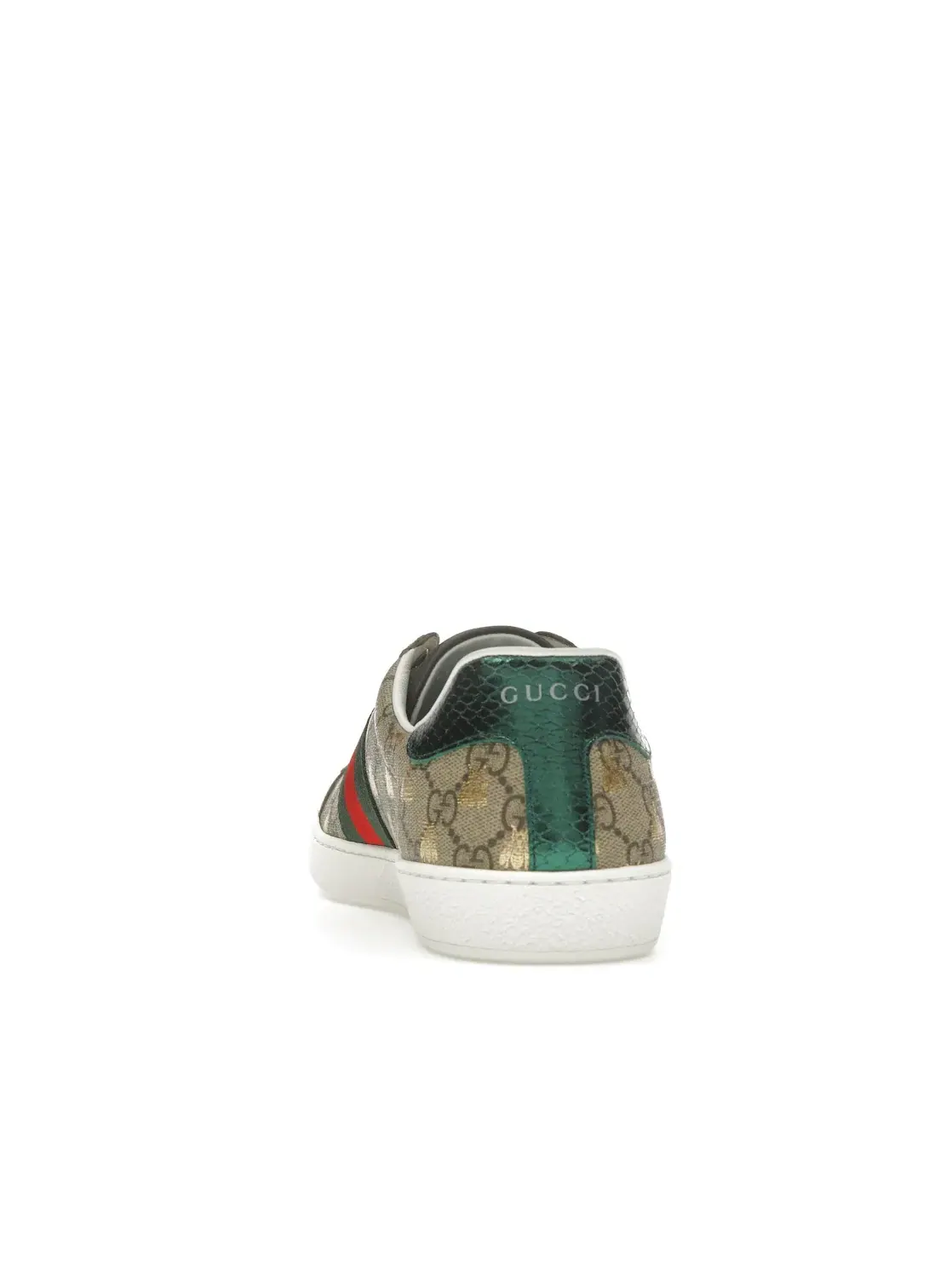 Кеды мужские Gucci Ace с принтом пчел — изображение 4 из 4, бежевый